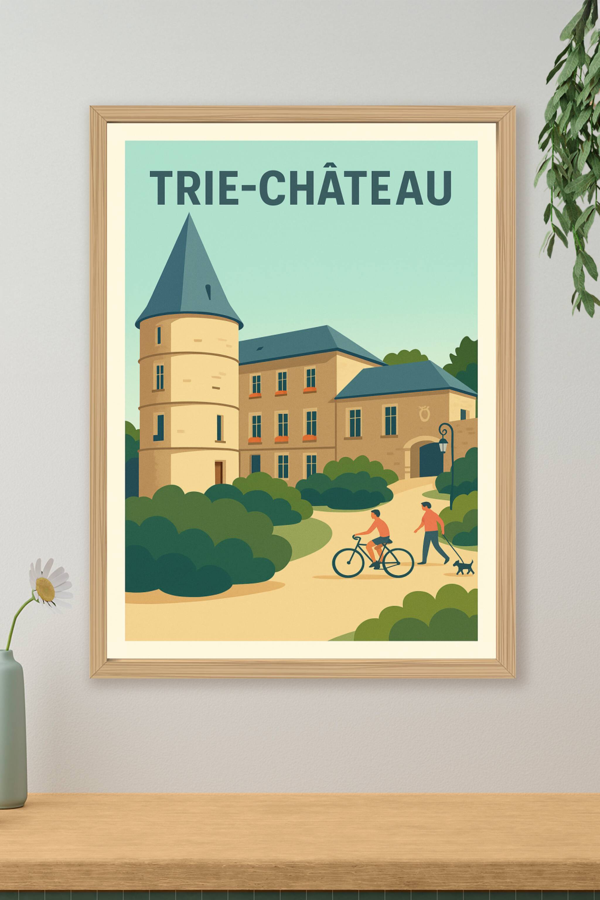 Affiche de Trie-Château - Charme et sérénité au cœur de la Picardie