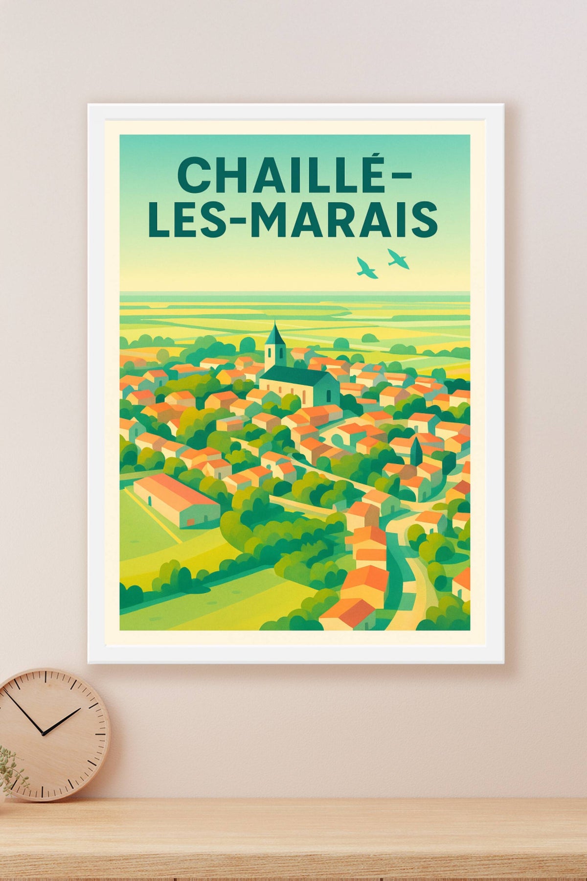 Affiche de Chaillé-les-Marais - Mosaïque paisible de nature et patrimoine