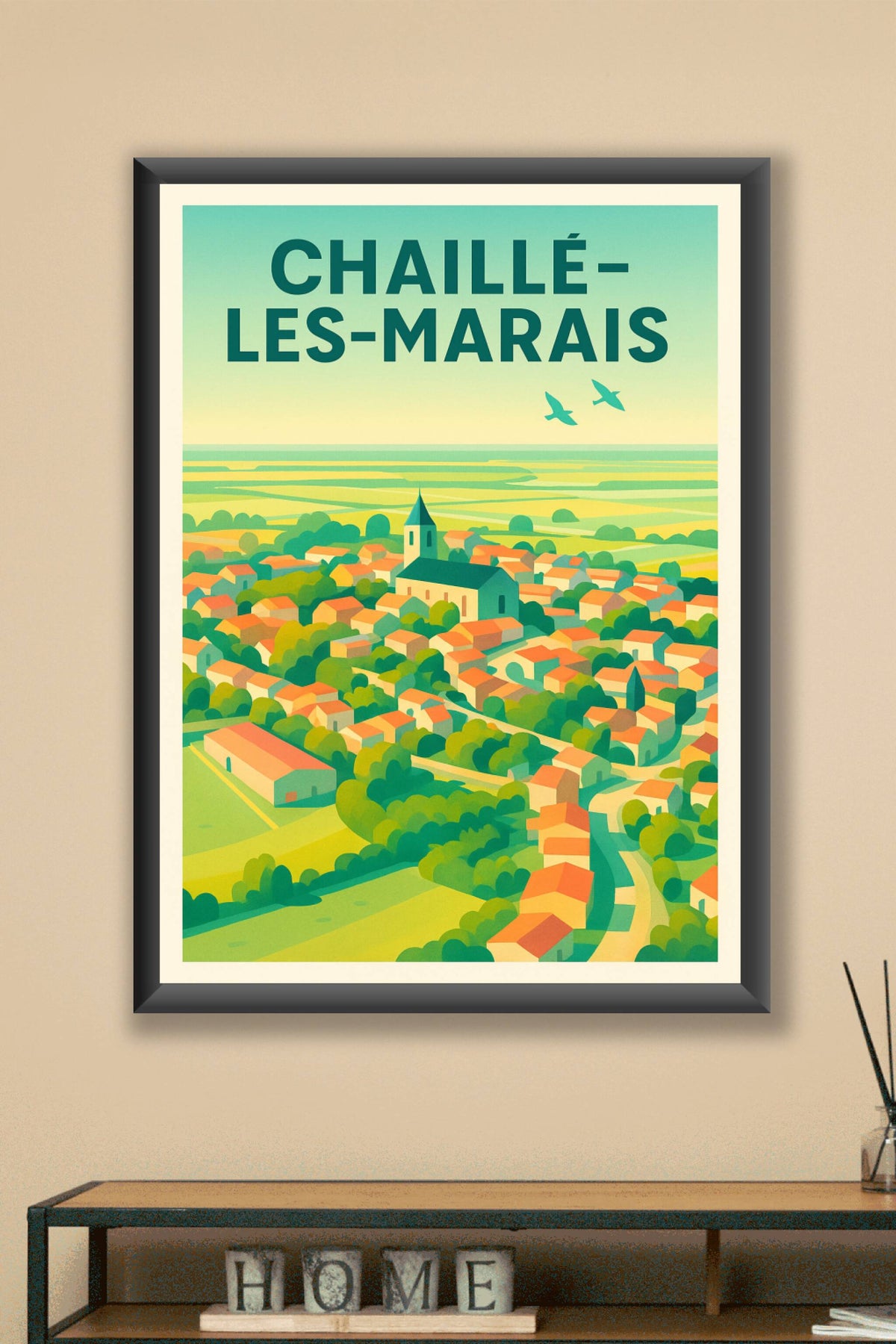 Affiche de Chaillé-les-Marais - Mosaïque paisible de nature et patrimoine