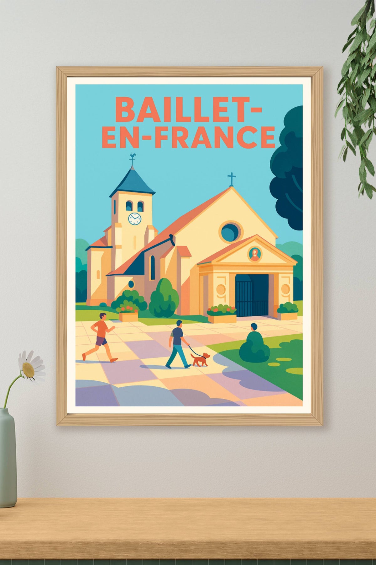 Affiche de Baillet-en-France - Charme et sérénité au cœur du village