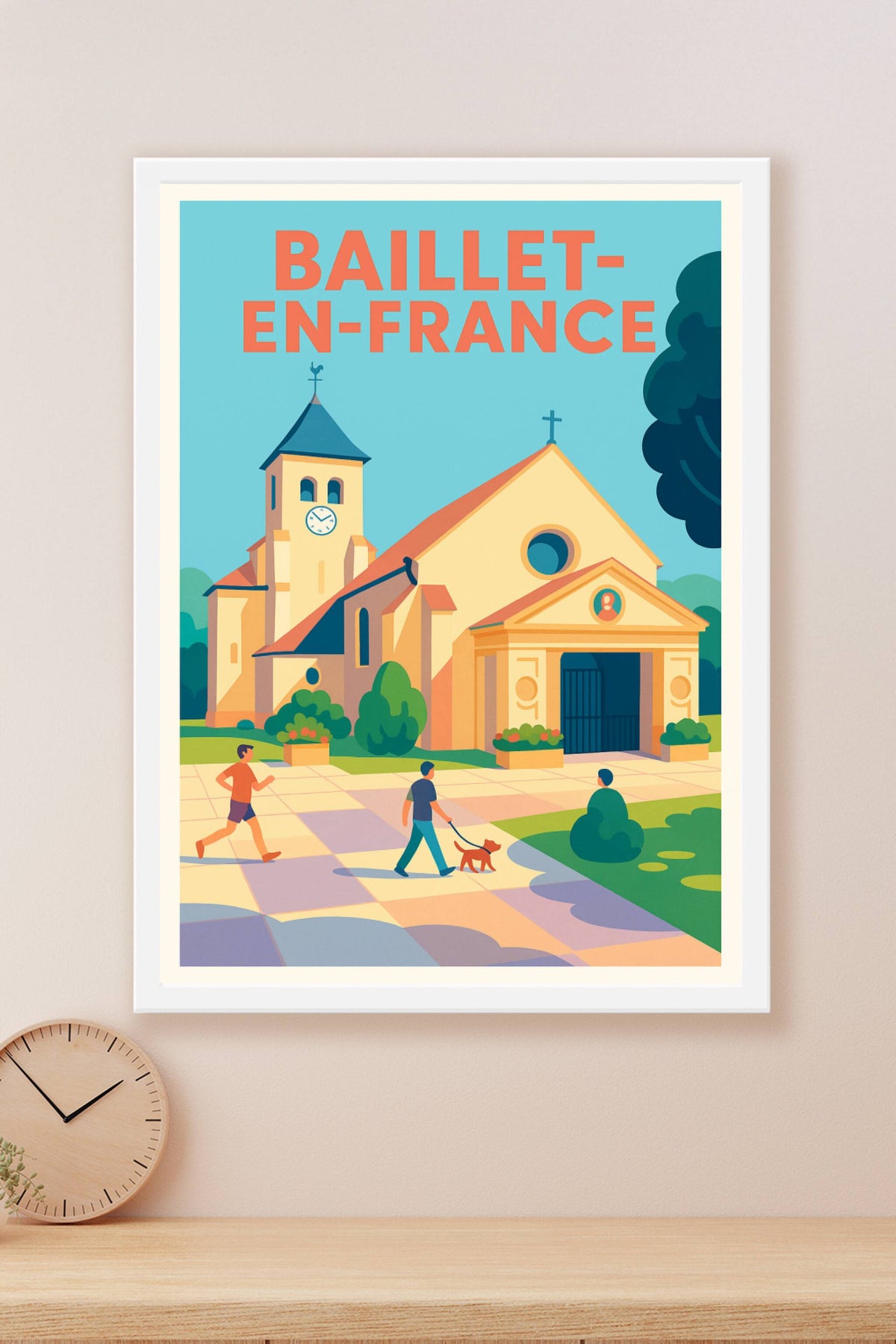 Affiche de Baillet-en-France - Charme et sérénité au cœur du village
