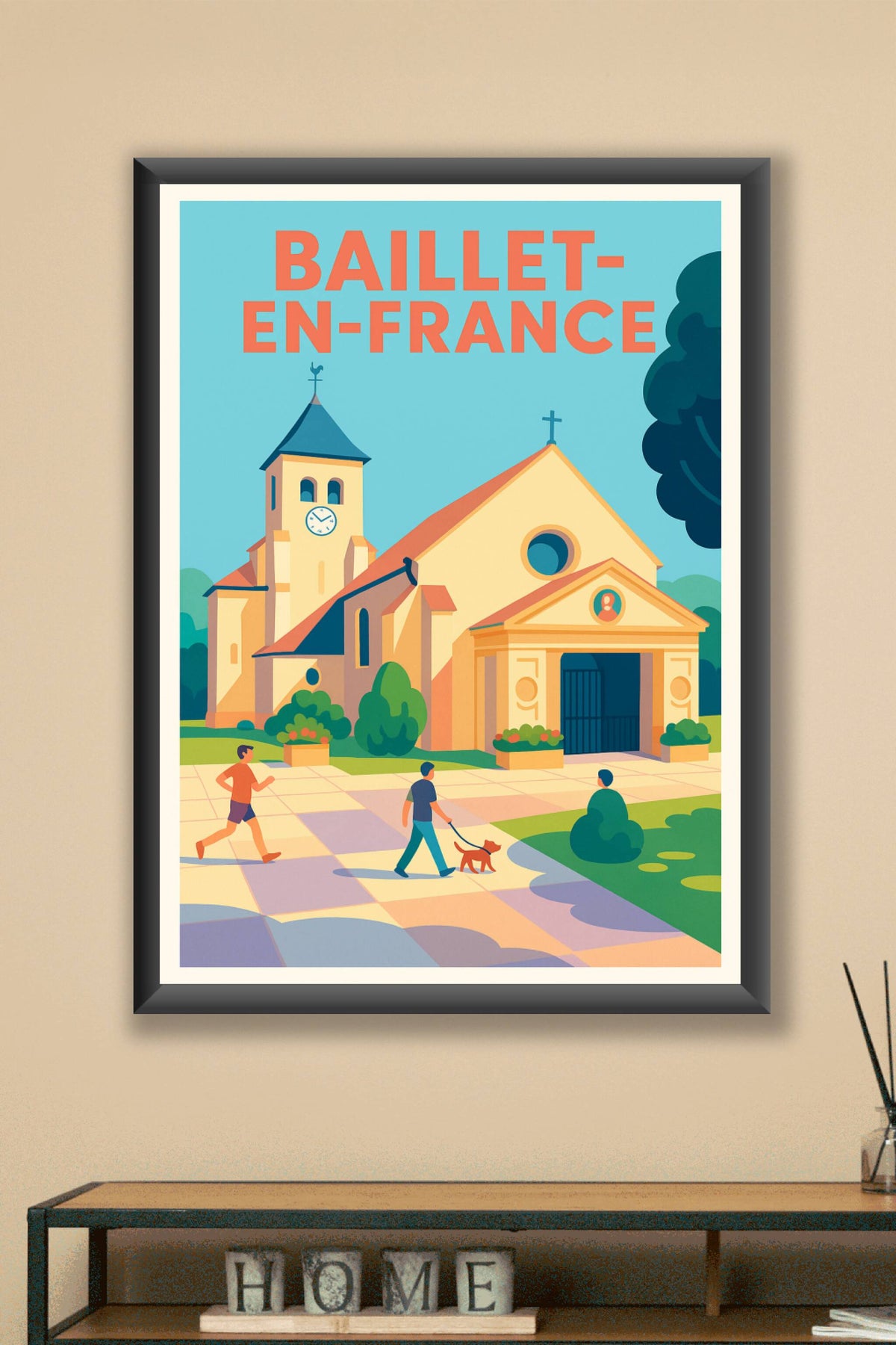 Affiche de Baillet-en-France - Charme et sérénité au cœur du village