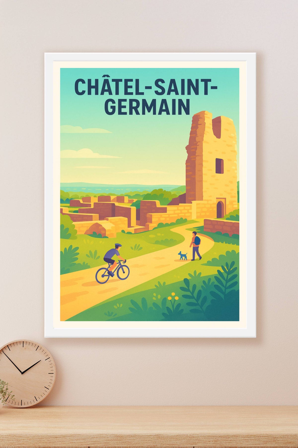 Affiche de Châtel-Saint-Germain - Promenade au cœur des ruines historiques