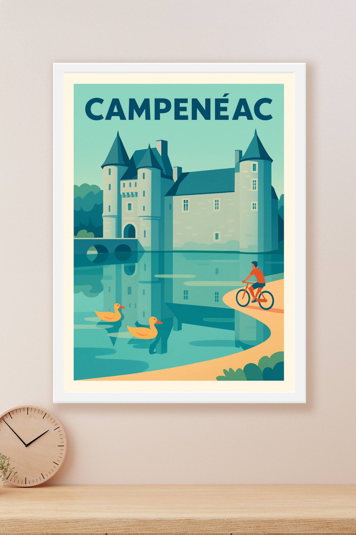 Affiche de Campénéac - Charme et sérénité au bord du château