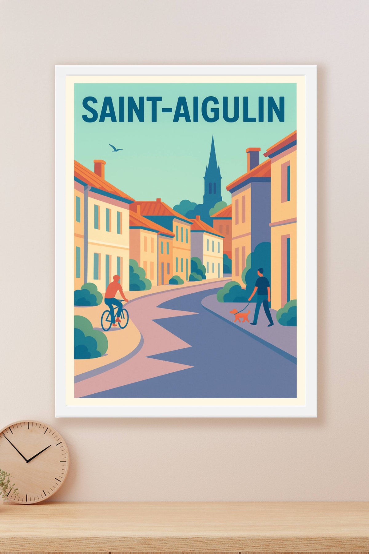 Affiche de Saint-Aigulin - Ambiance paisible et charme authentique