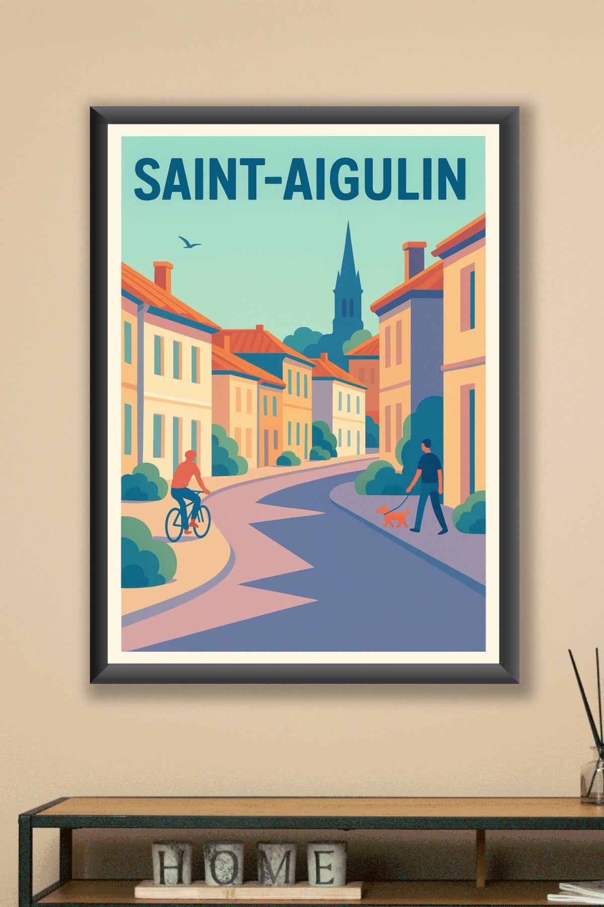 Affiche de Saint-Aigulin - Ambiance paisible et charme authentique