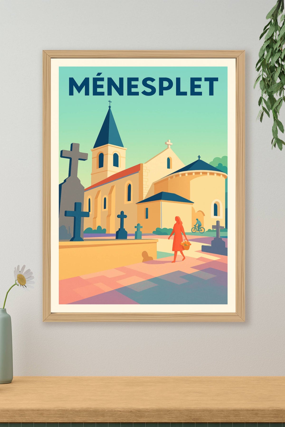 Affiche de Ménesplet - Harmonie paisible au cœur du village