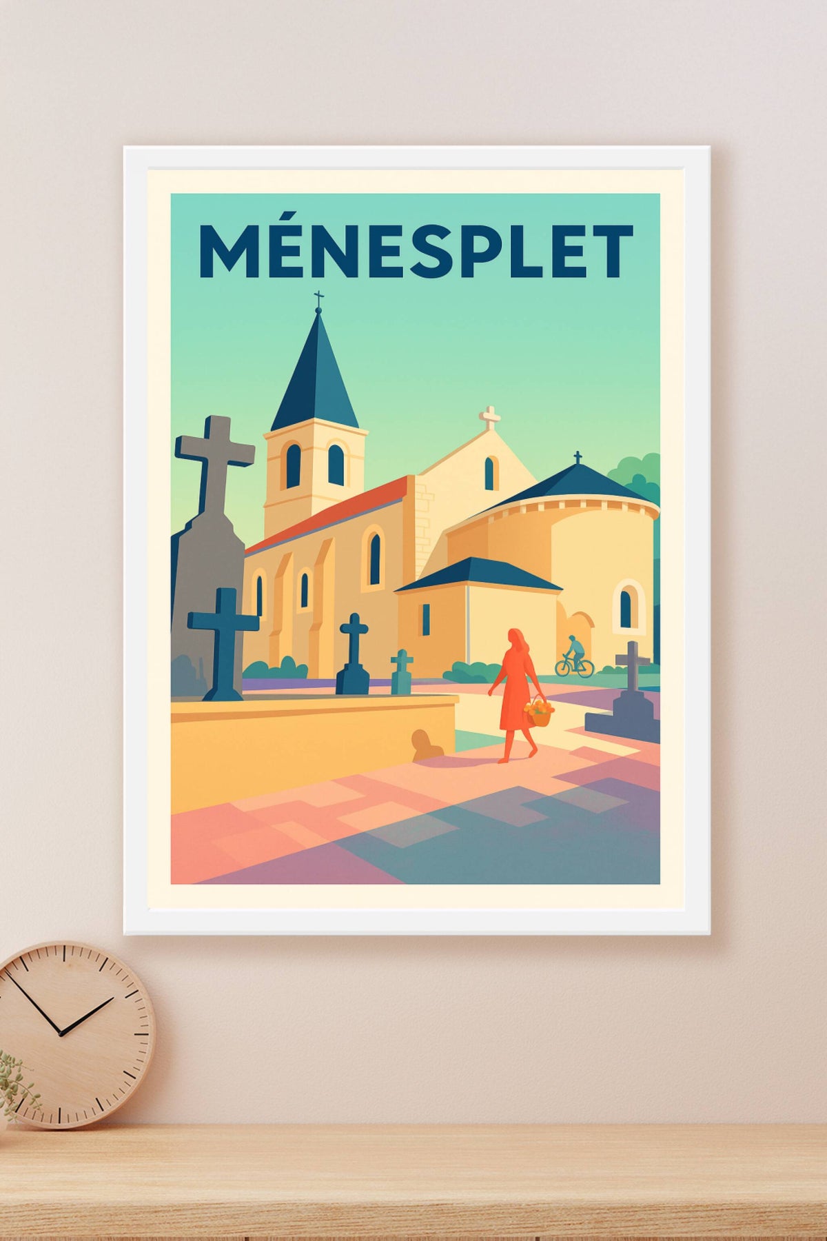 Affiche de Ménesplet - Harmonie paisible au cœur du village
