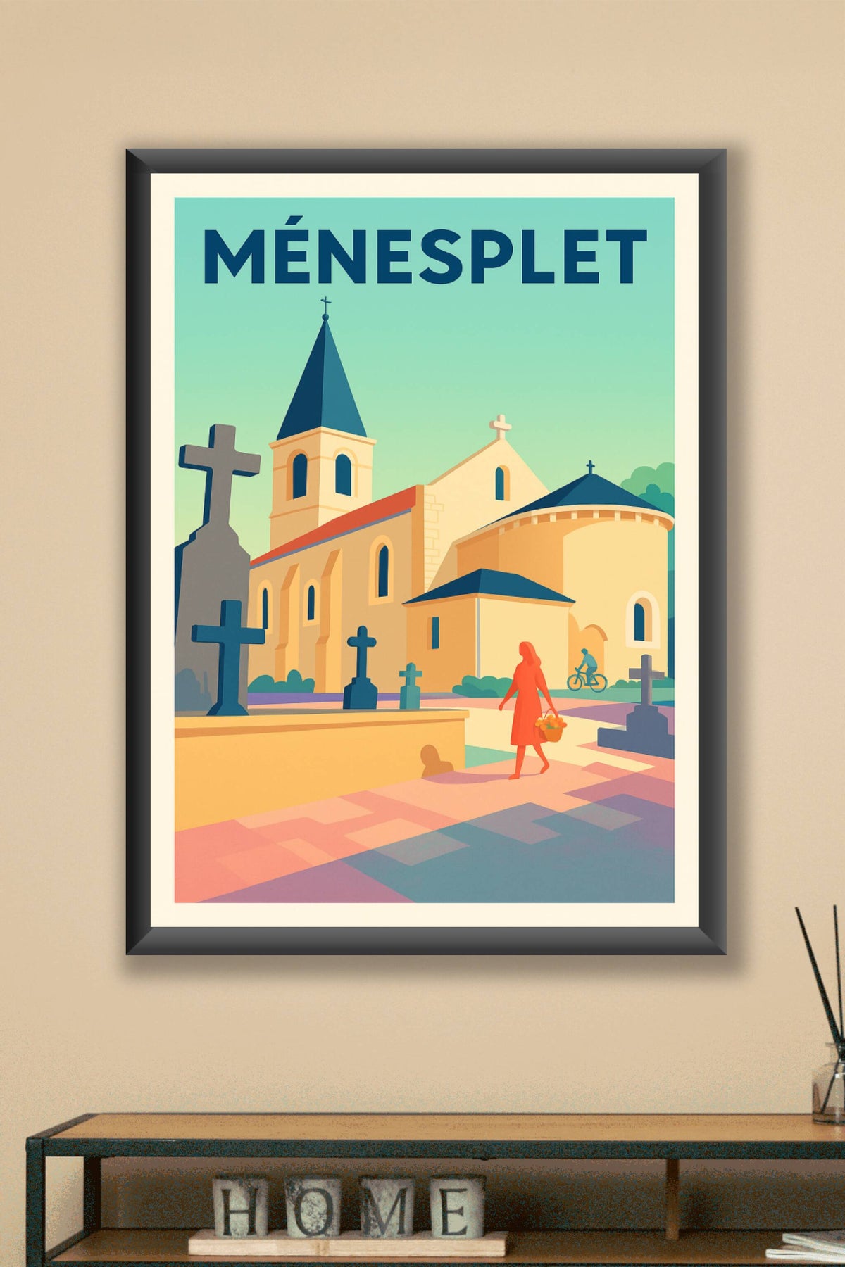 Affiche de Ménesplet - Harmonie paisible au cœur du village