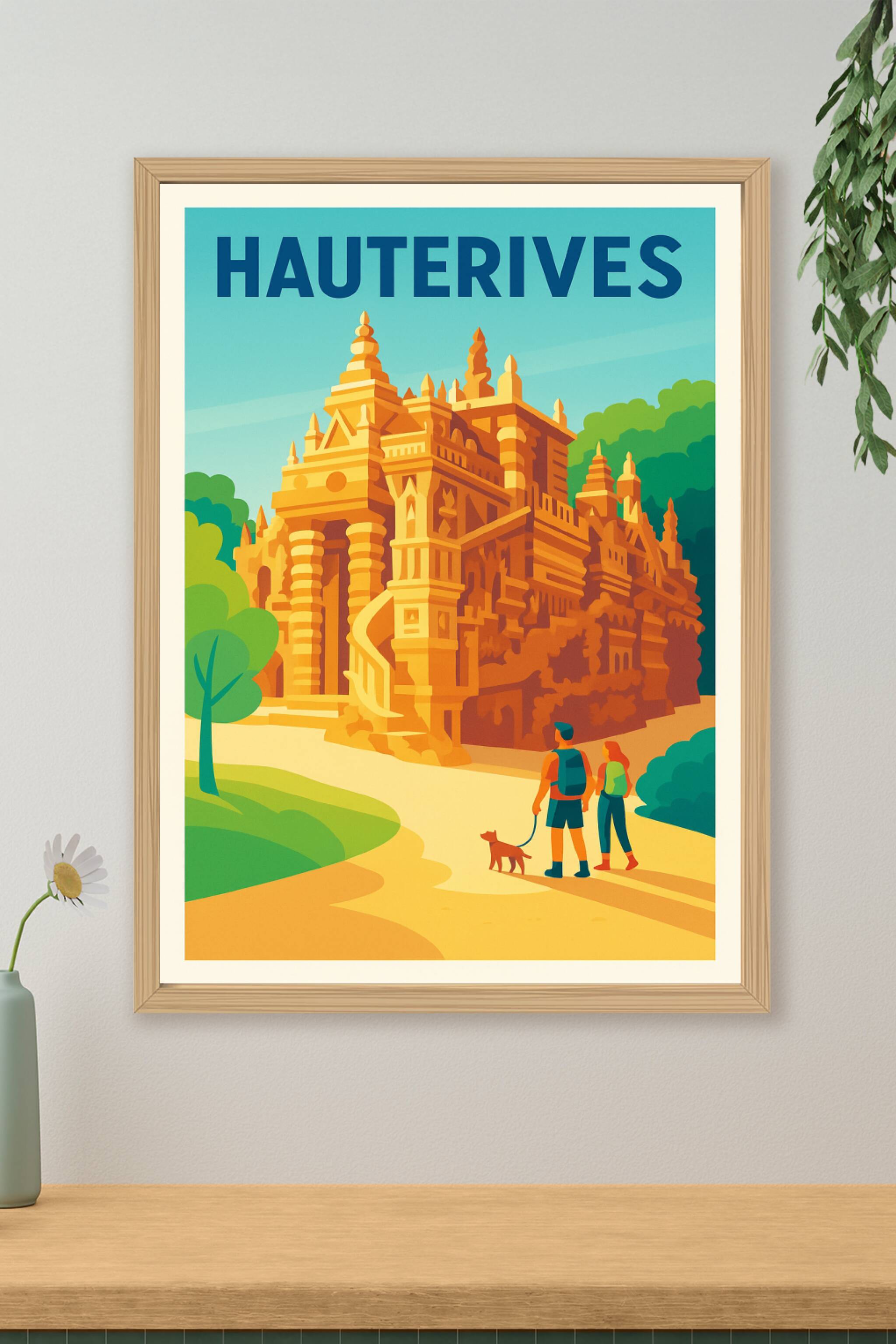 Affiche de Hauterives - L’envoûtante architecture du Palais Idéal