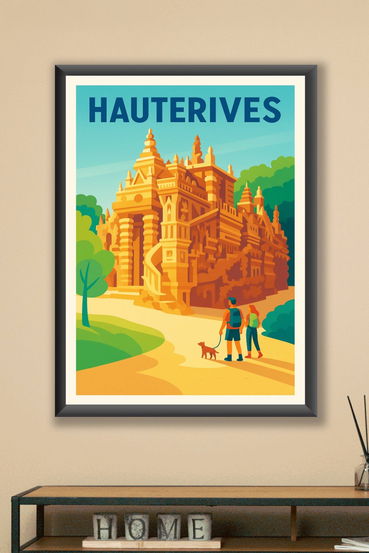 Affiche de Hauterives - L’envoûtante architecture du Palais Idéal