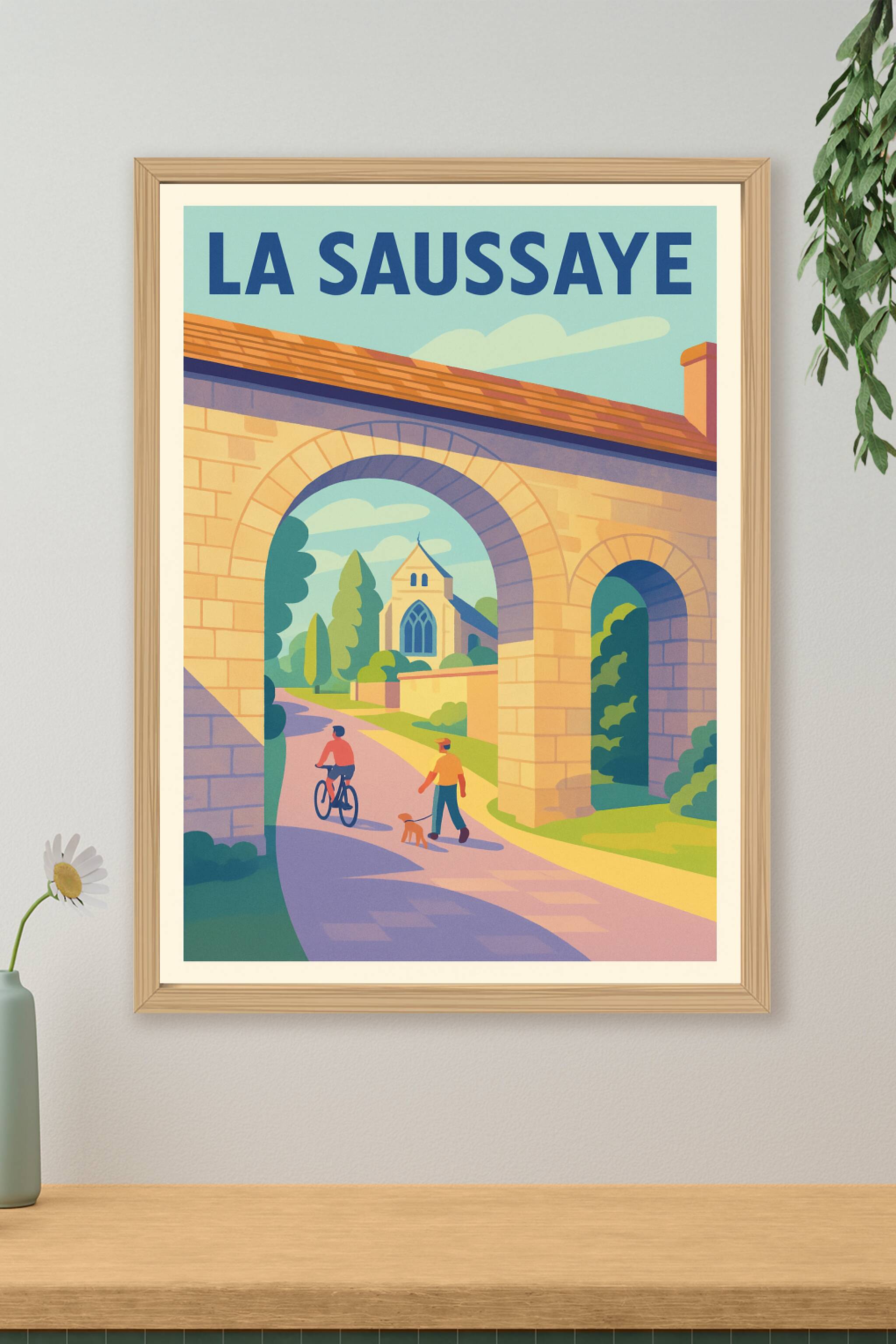 Affiche de La Saussaye - Découverte pittoresque au détour de l'arcade