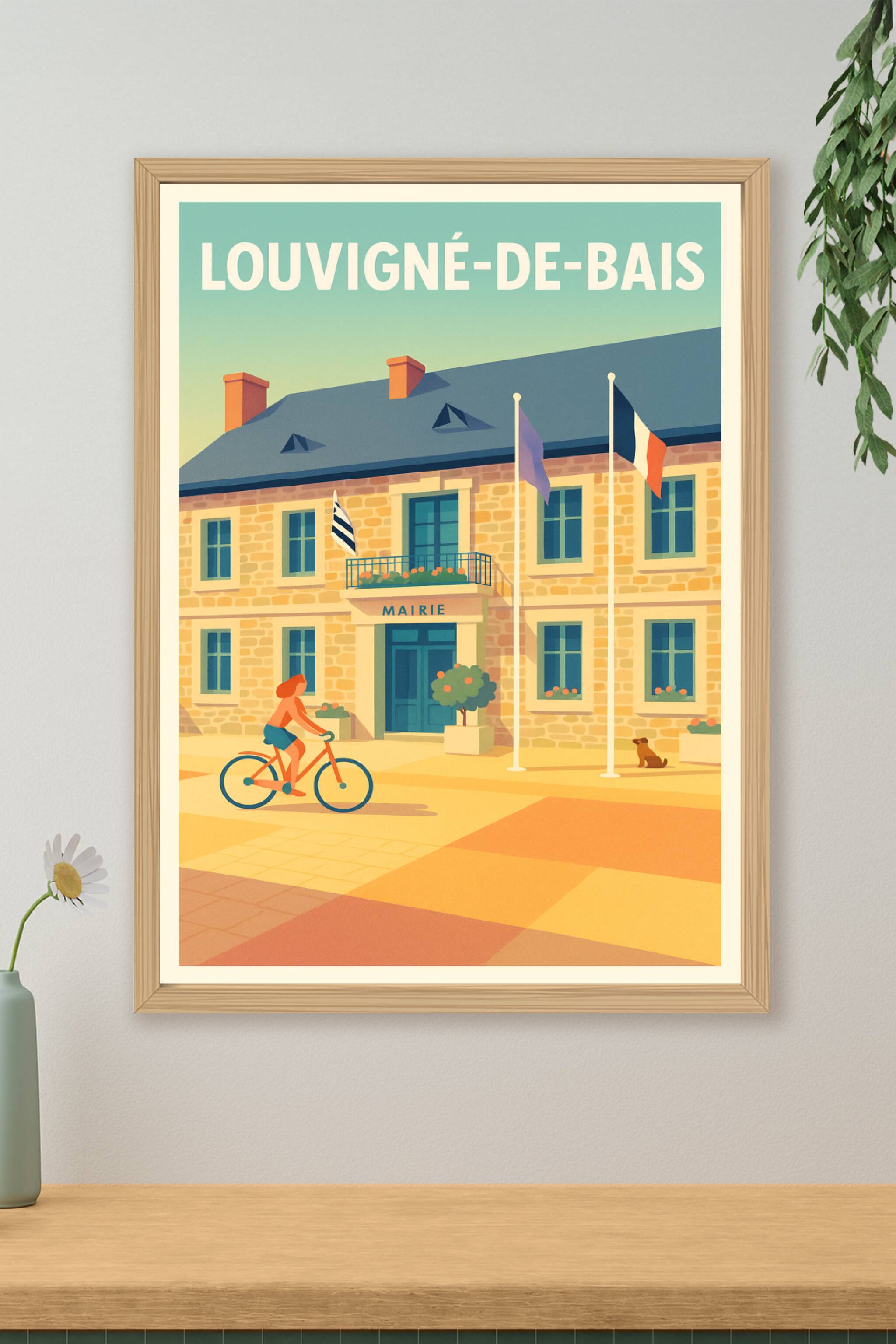 Affiche de Louvigné-de-Bais - Charme et sérénité au cœur de la Bretagne