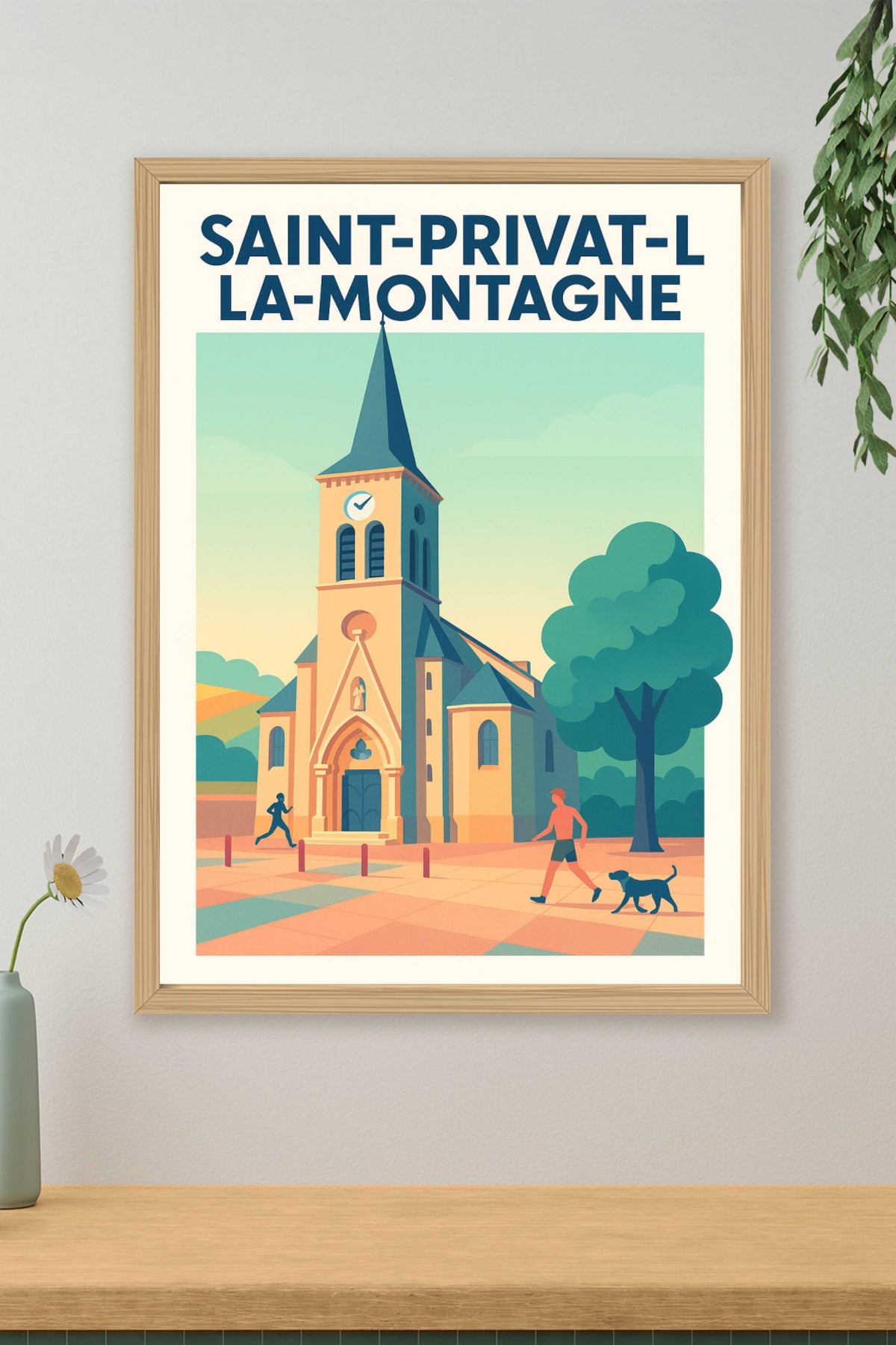 Affiche de Saint-Privat-la-Montagne - Charme et Sérénité au Cœur du Village