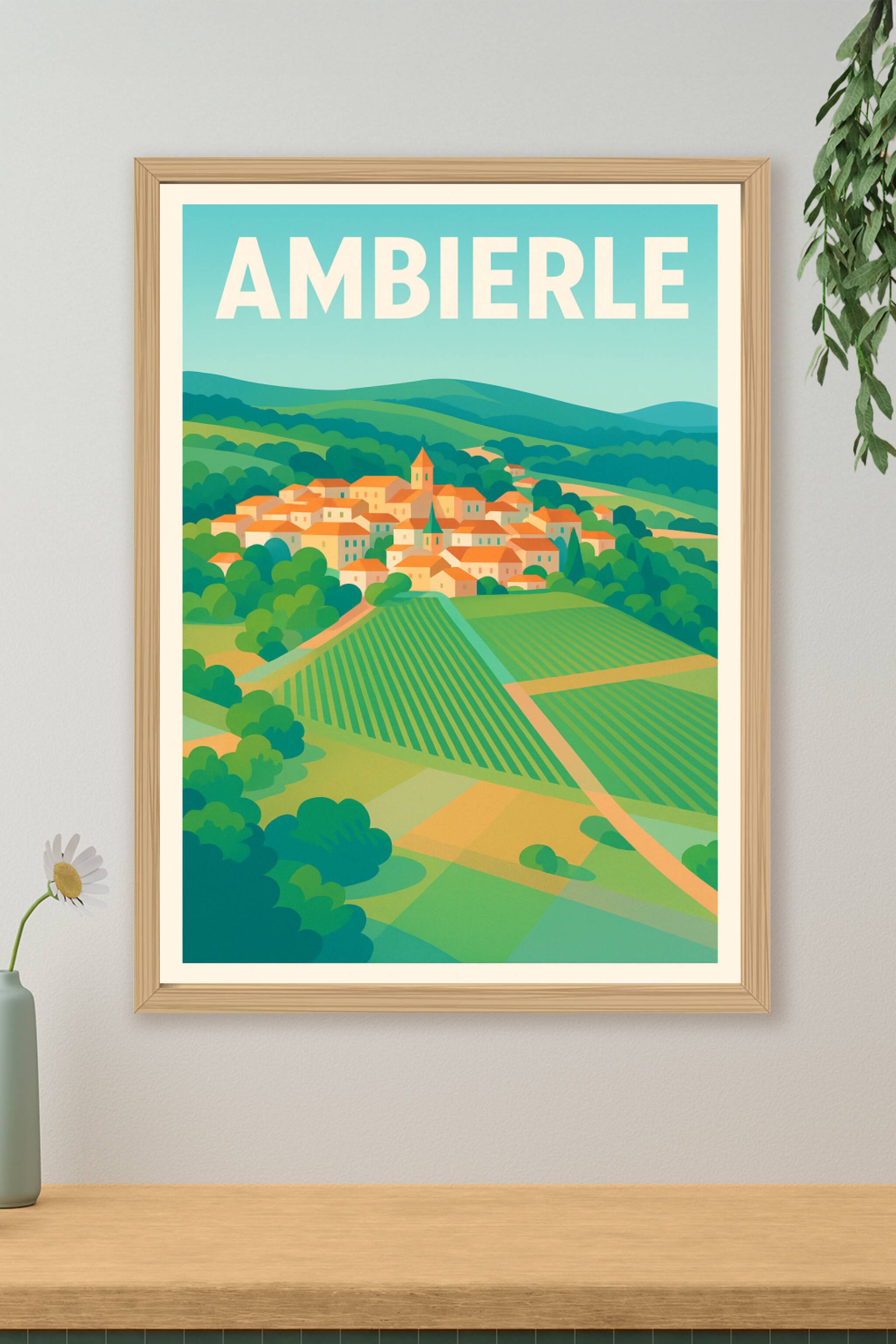Affiche de Ambierle - Charme bucolique au cœur de la nature