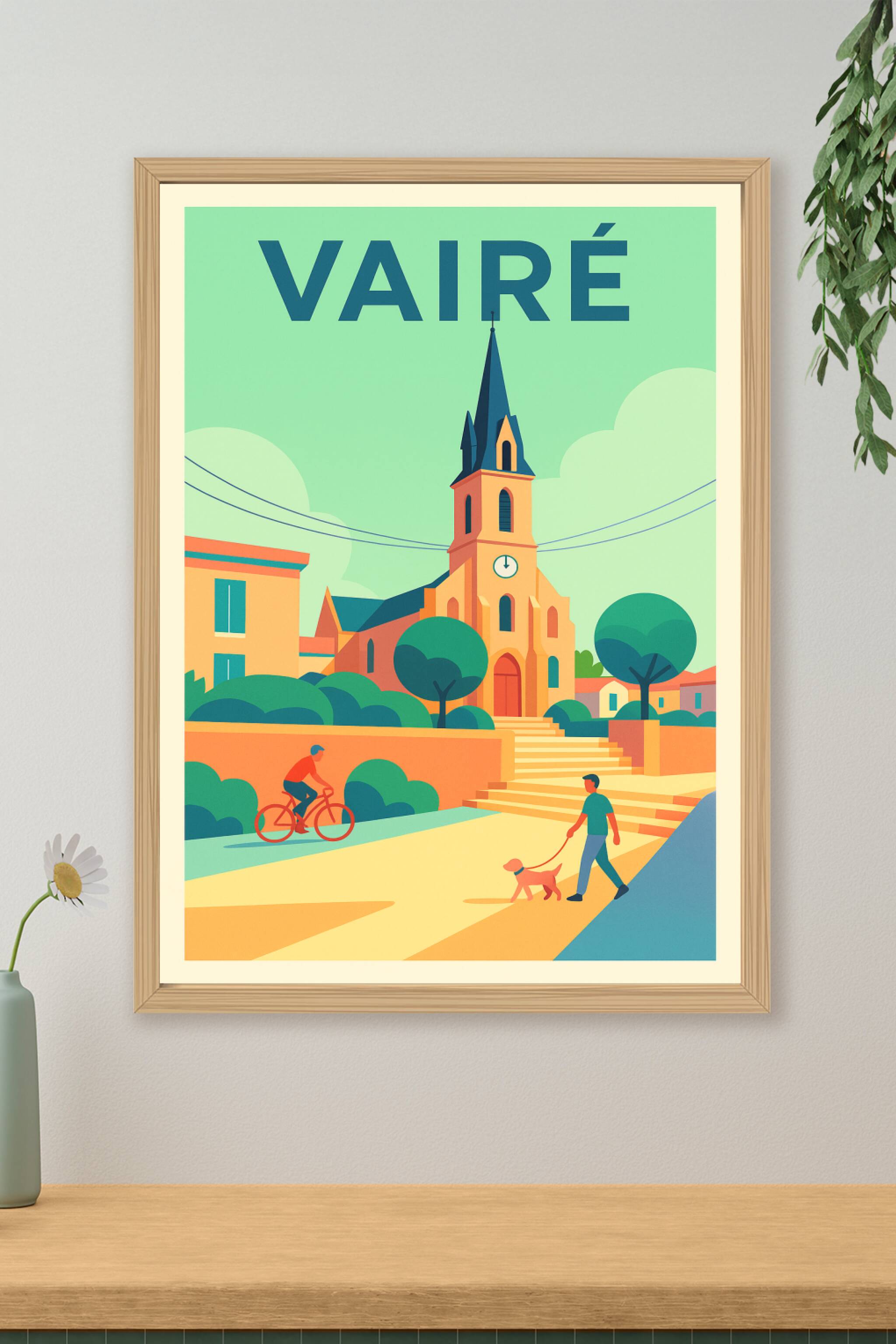 Affiche de Vairé - Charme et Sérénité au Cœur du Village