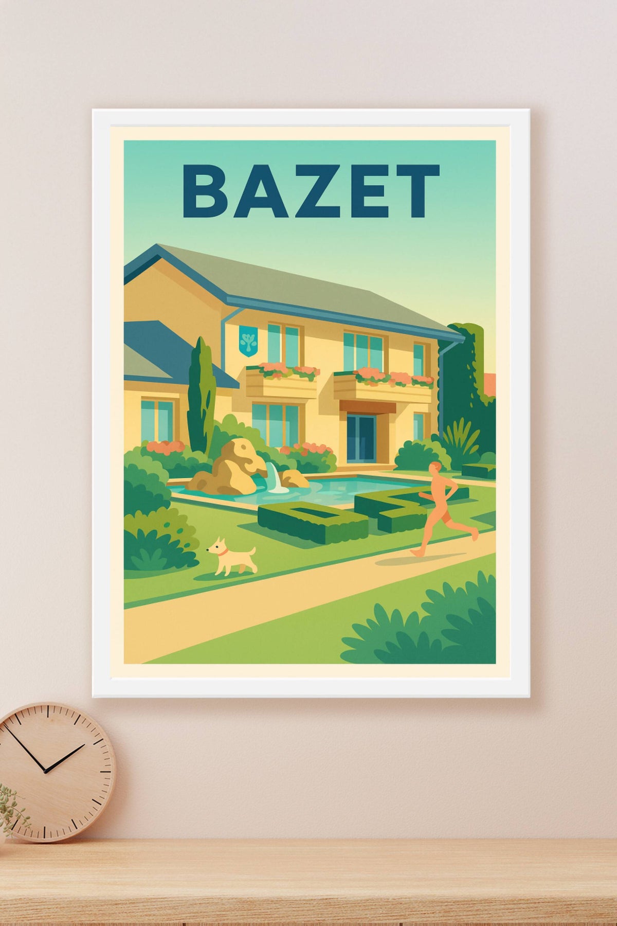 Affiche de Bazet - Un havre de paix et de nature