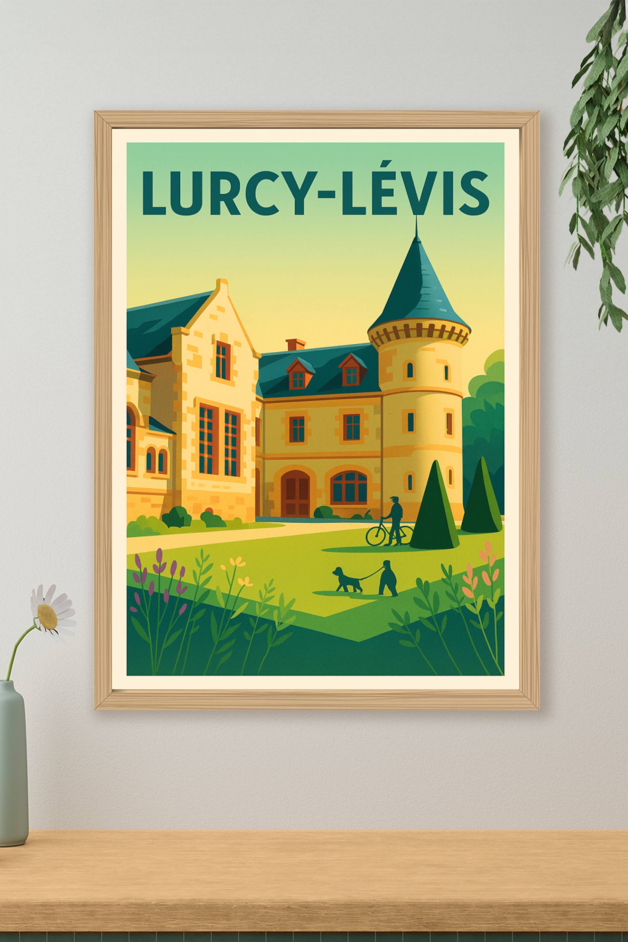 Affiche de Lurcy-Lévis - Un havre de charme et de sérénité