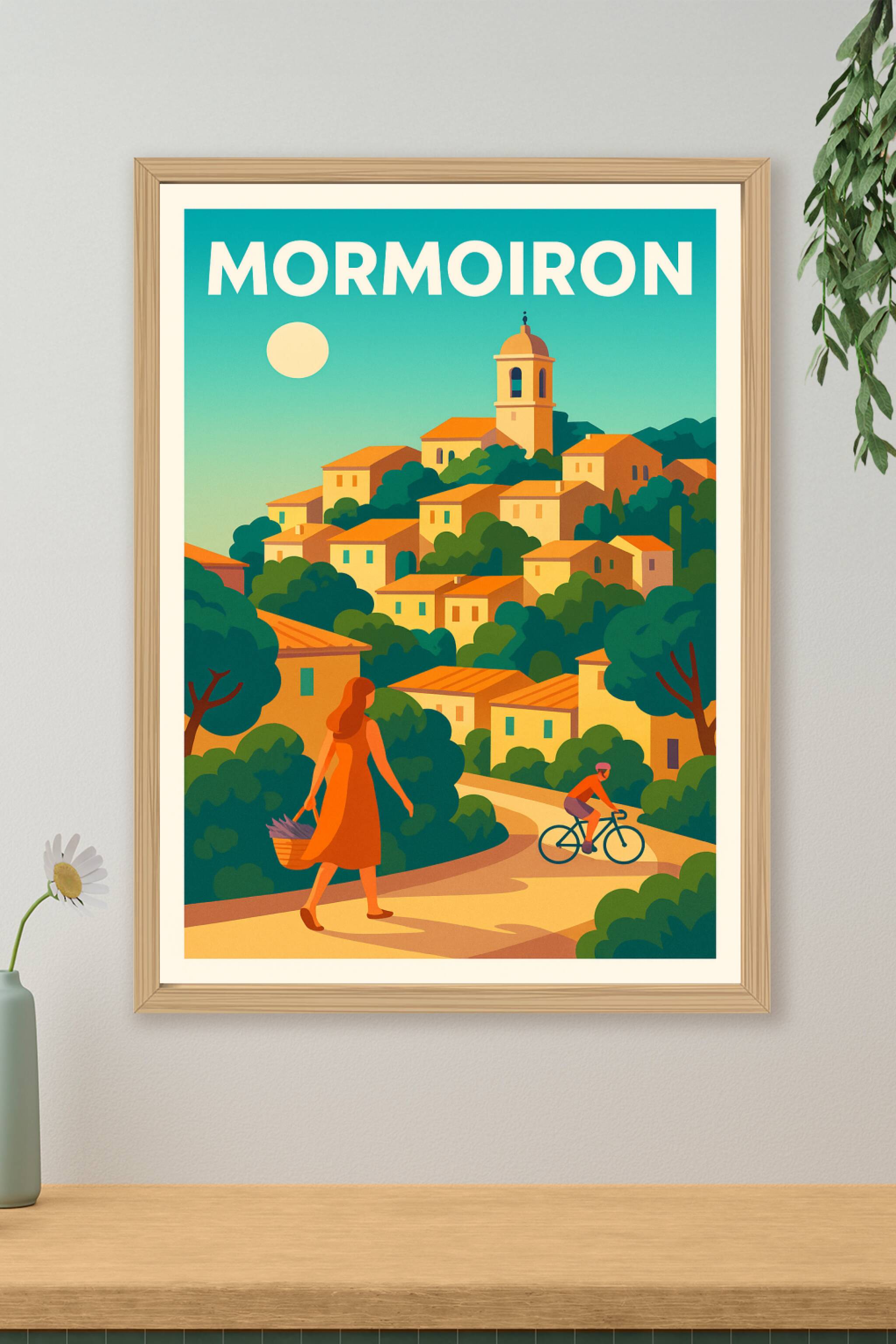 Affiche de Mormoiron - Charme provençal et douceur de vivre