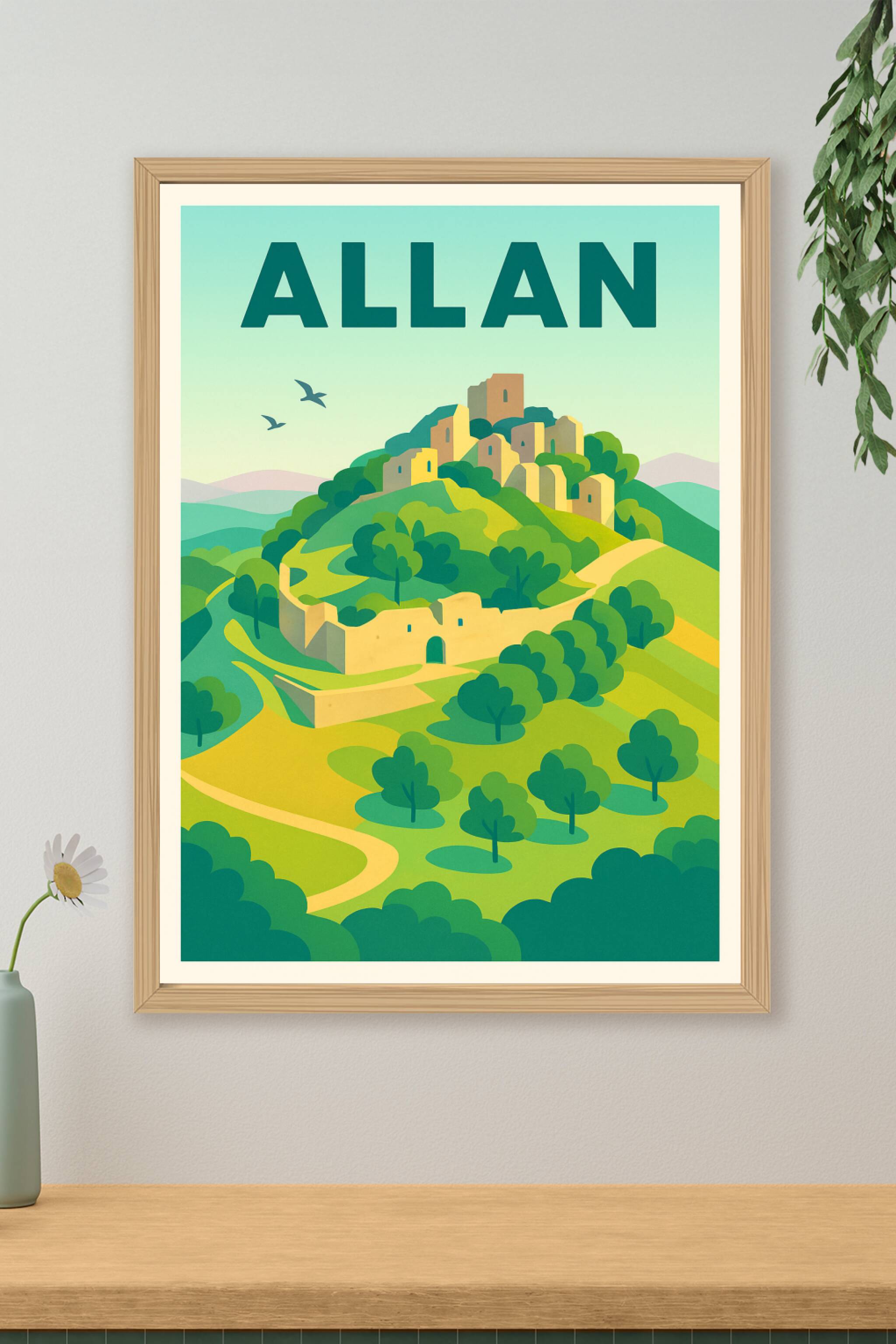 Affiche de Allan - Le charme des ruines en pleine nature