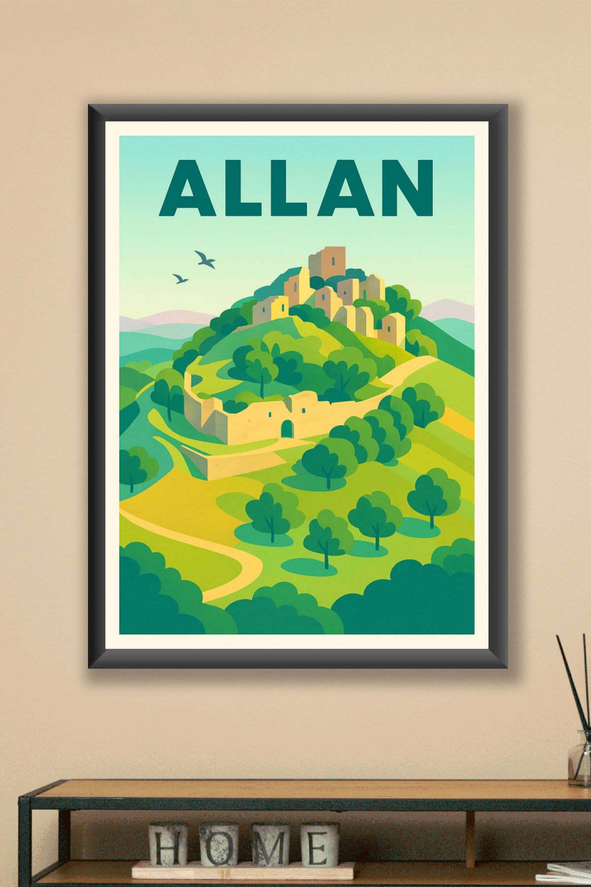 Affiche de Allan - Le charme des ruines en pleine nature