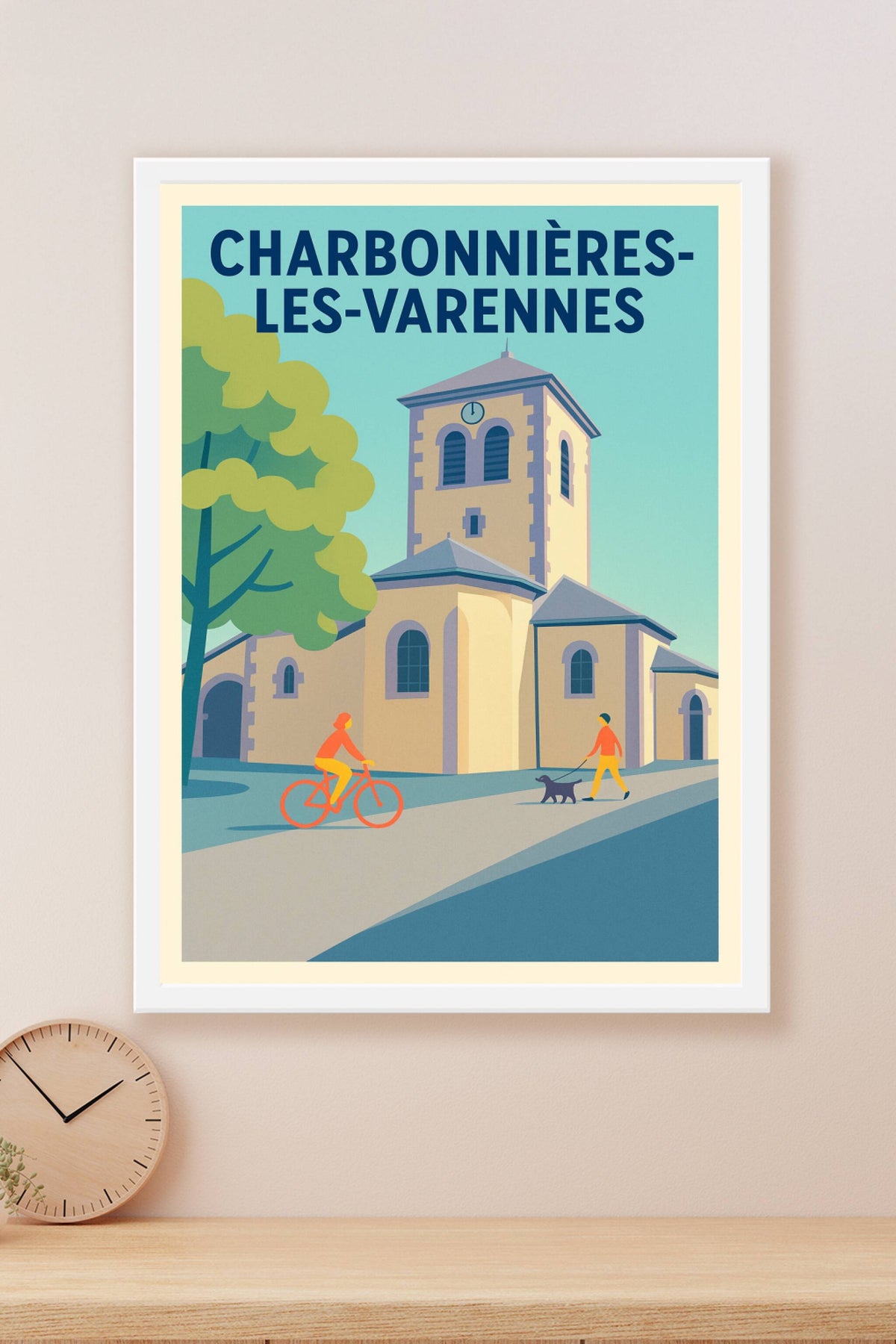 Affiche de Charbonnières-les-Varennes - Ambiance paisible du village