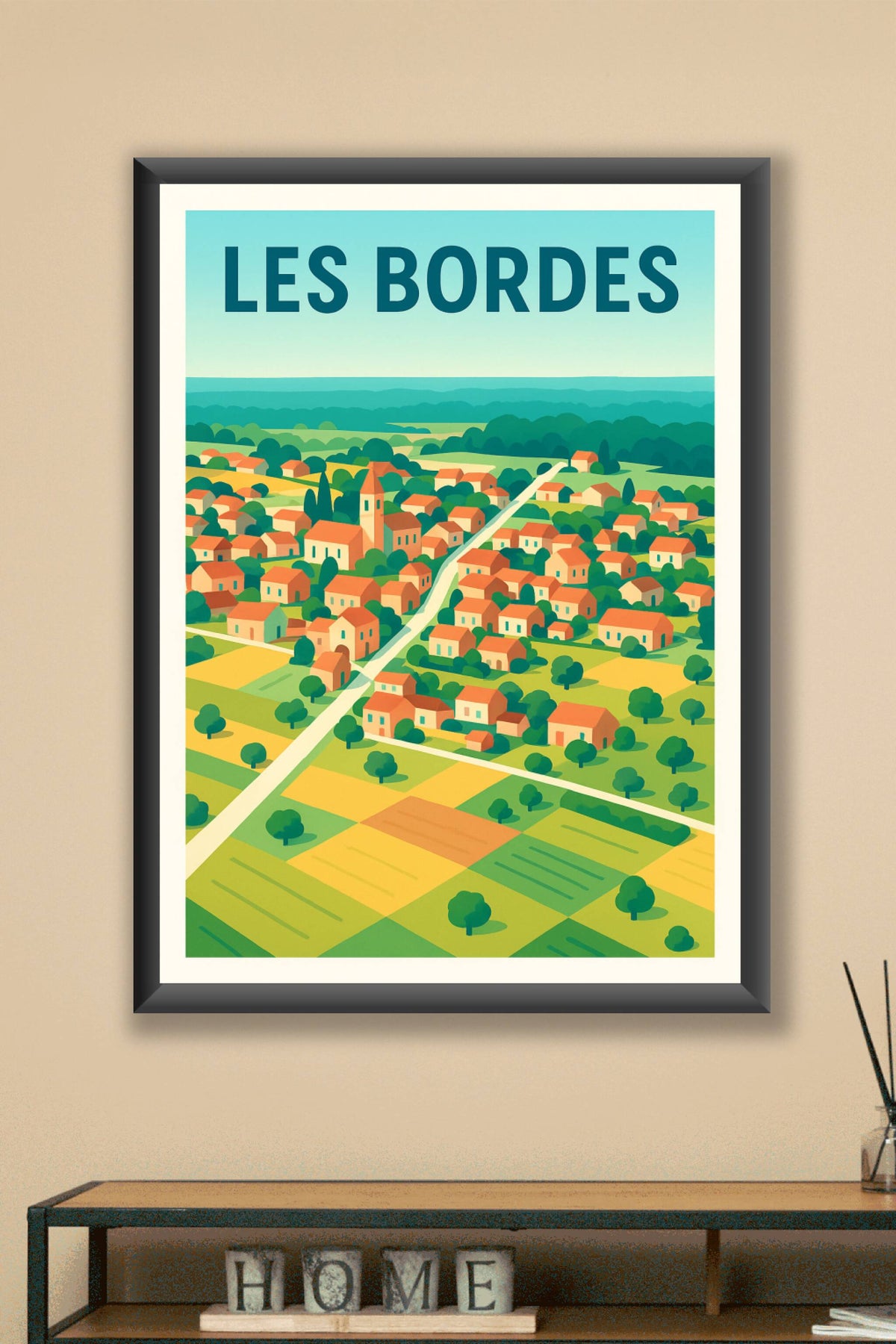 Affiche de Les Bordes - Charme bucolique au cœur de la campagne