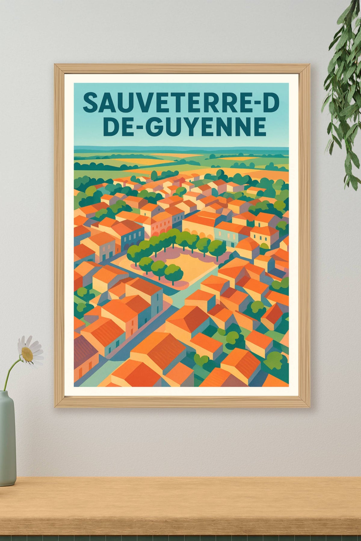 Affiche de Sauveterre-de-Guyenne - Charme et douceur d'un village d'exception