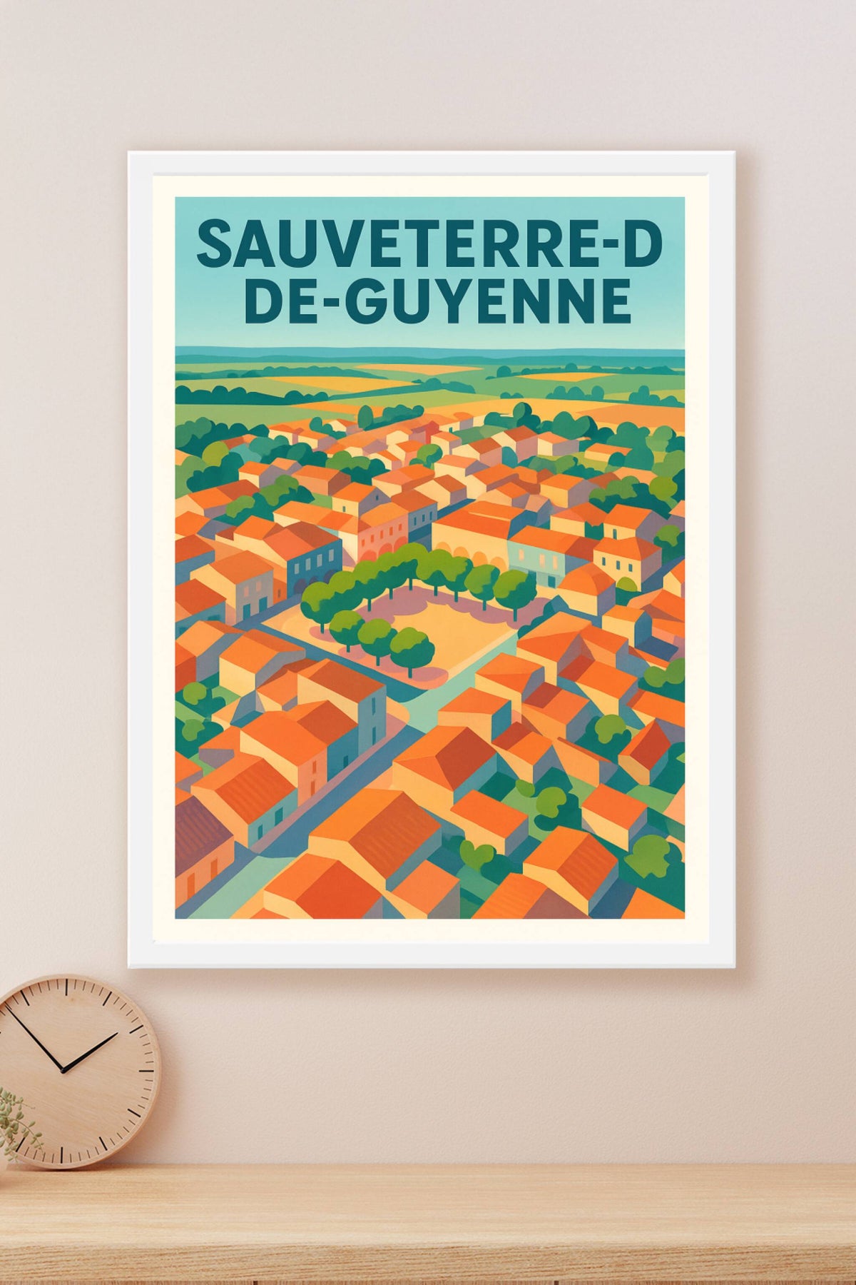 Affiche de Sauveterre-de-Guyenne - Charme et douceur d'un village d'exception