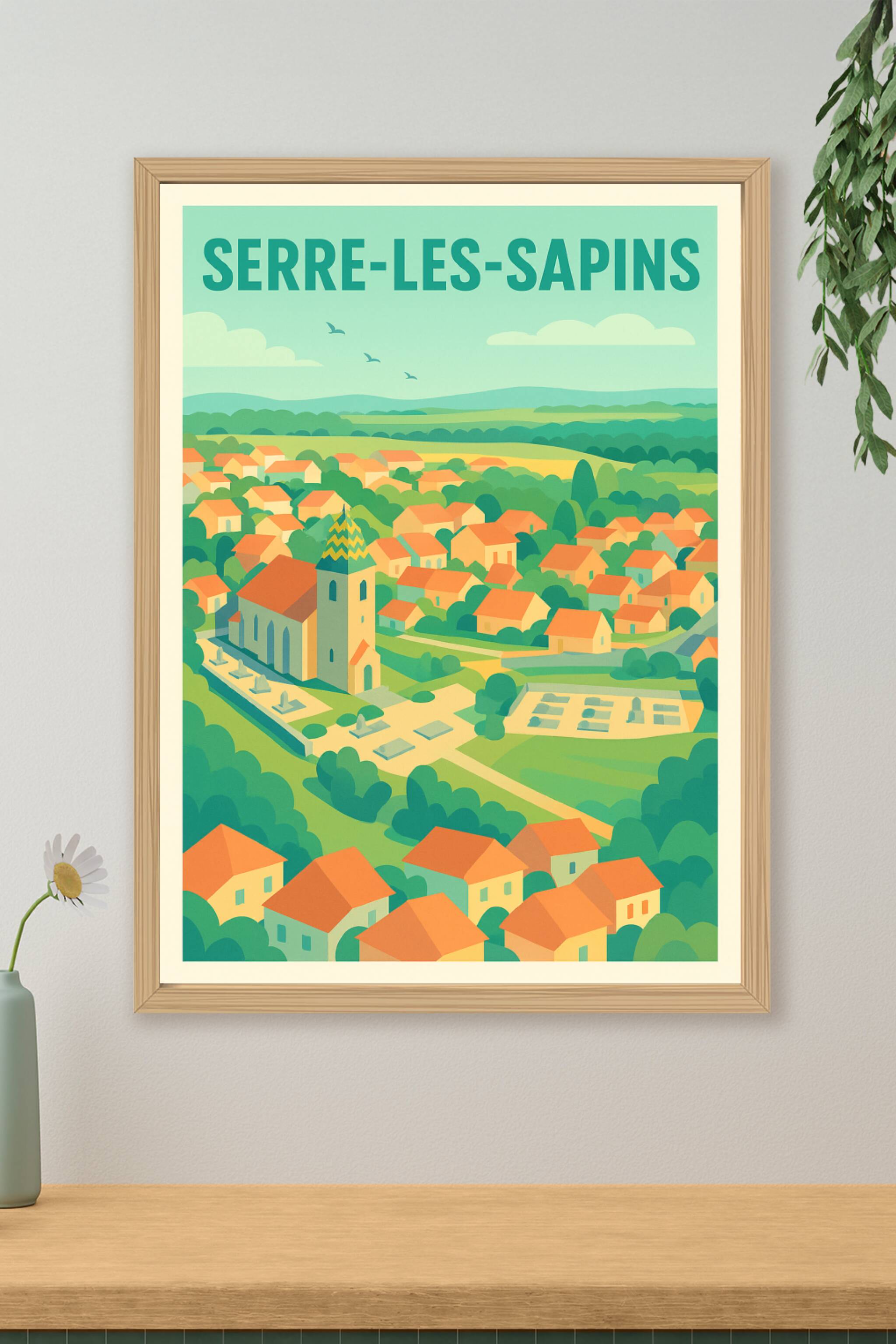 Affiche de Serre-les-Sapins - Plongée bucolique au cœur de la nature franc-comtoise