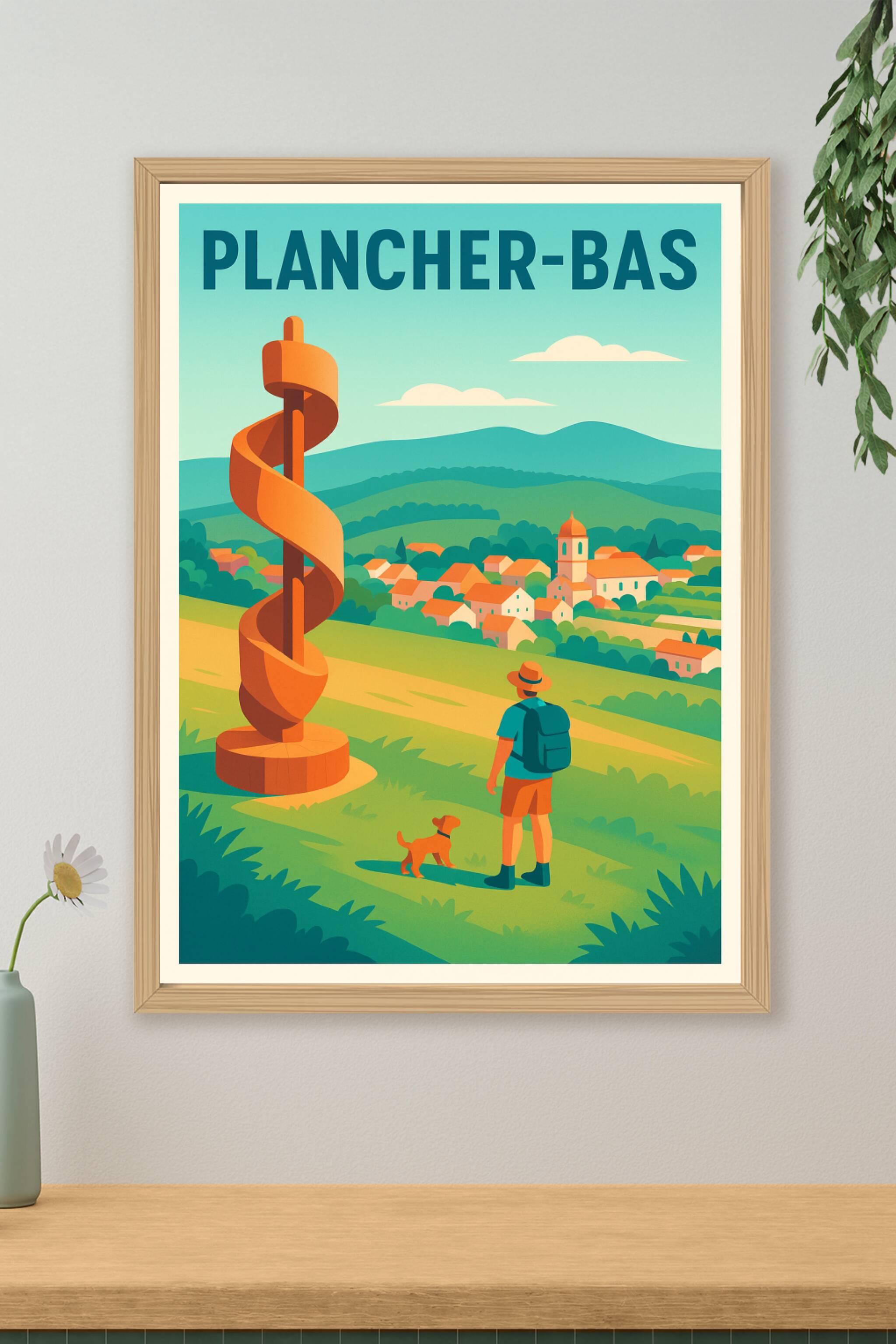 Affiche de Plancher-Bas - Un havre de nature et tranquillité