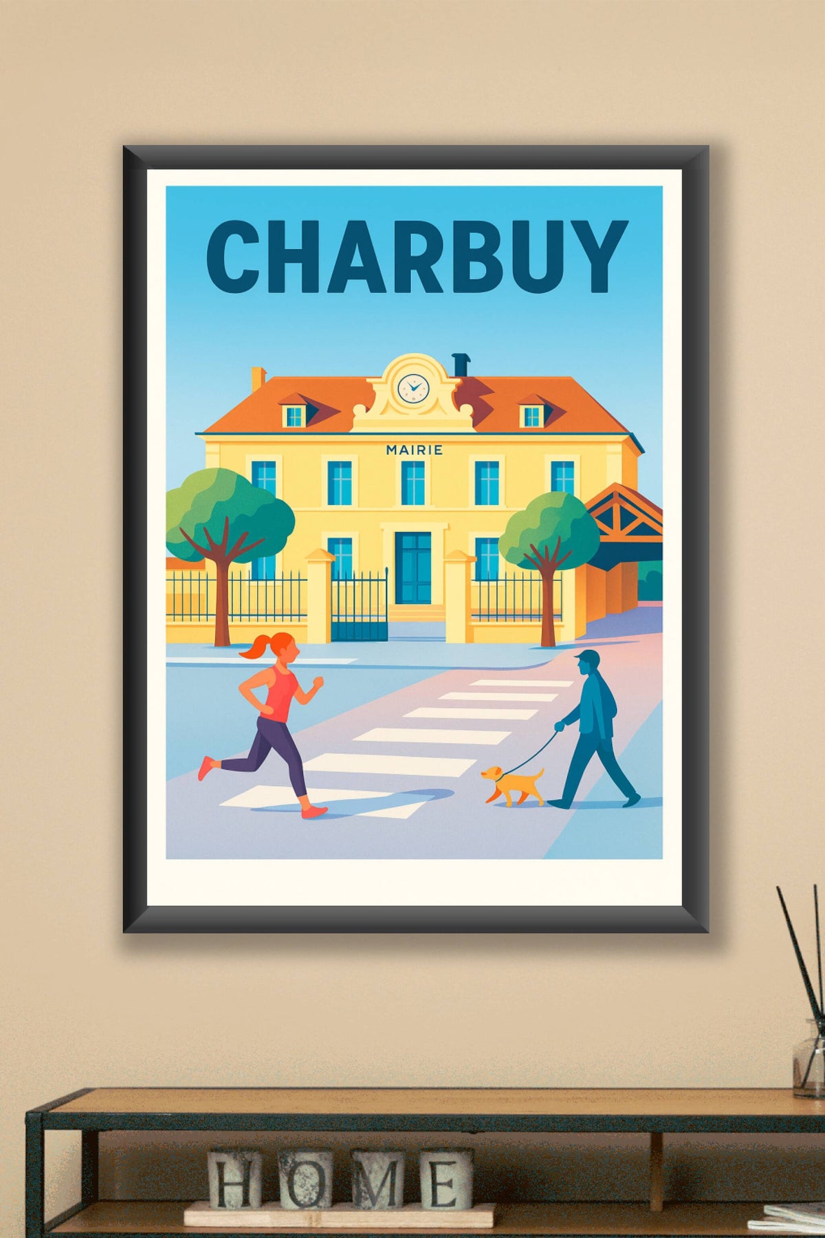 Affiche de Charbuy - Tranquillité et vie quotidienne au cœur de la ville