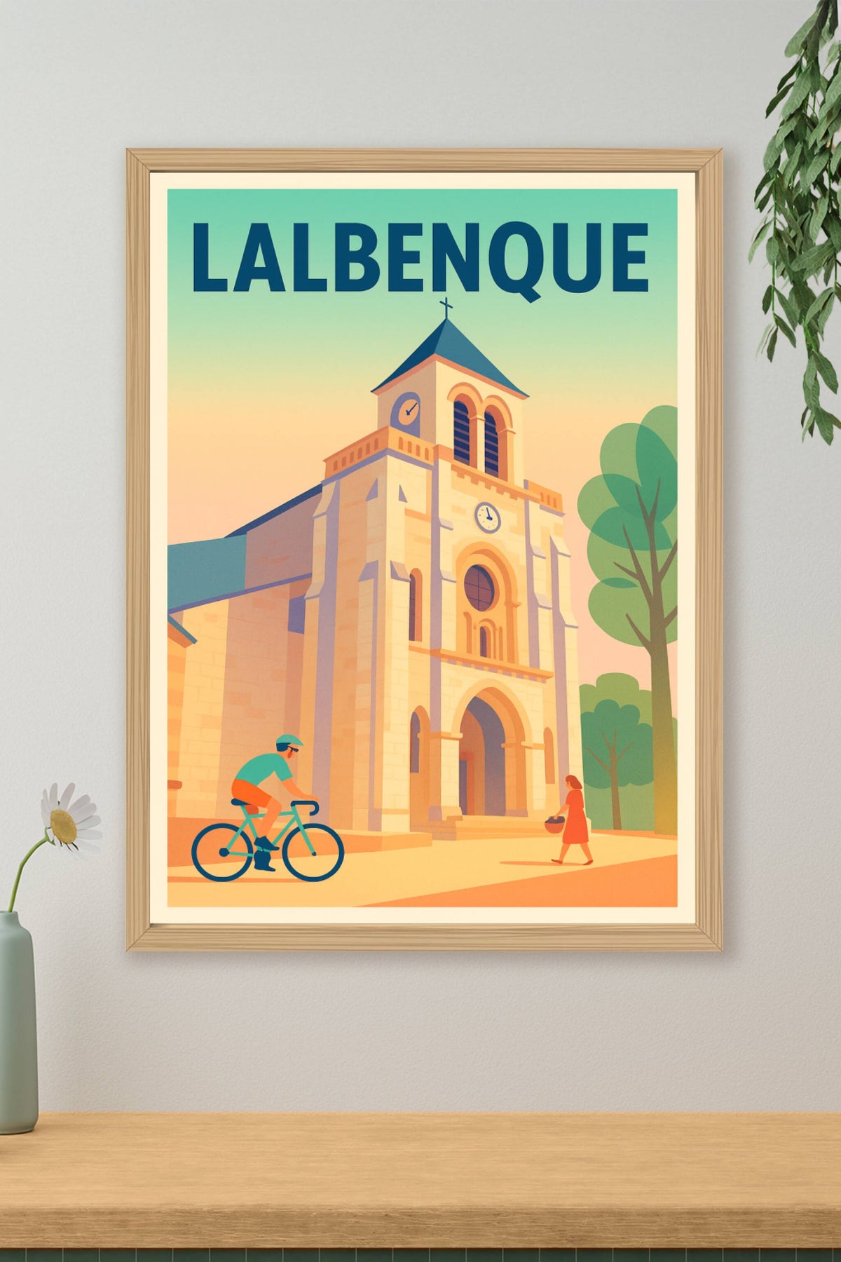 Affiche de Lalbenque - Charme et sérénité au cœur du village