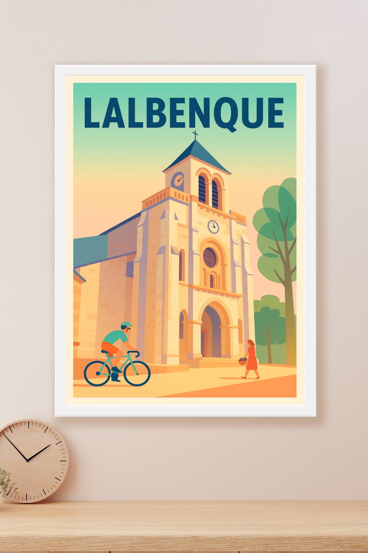 Affiche de Lalbenque - Charme et sérénité au cœur du village