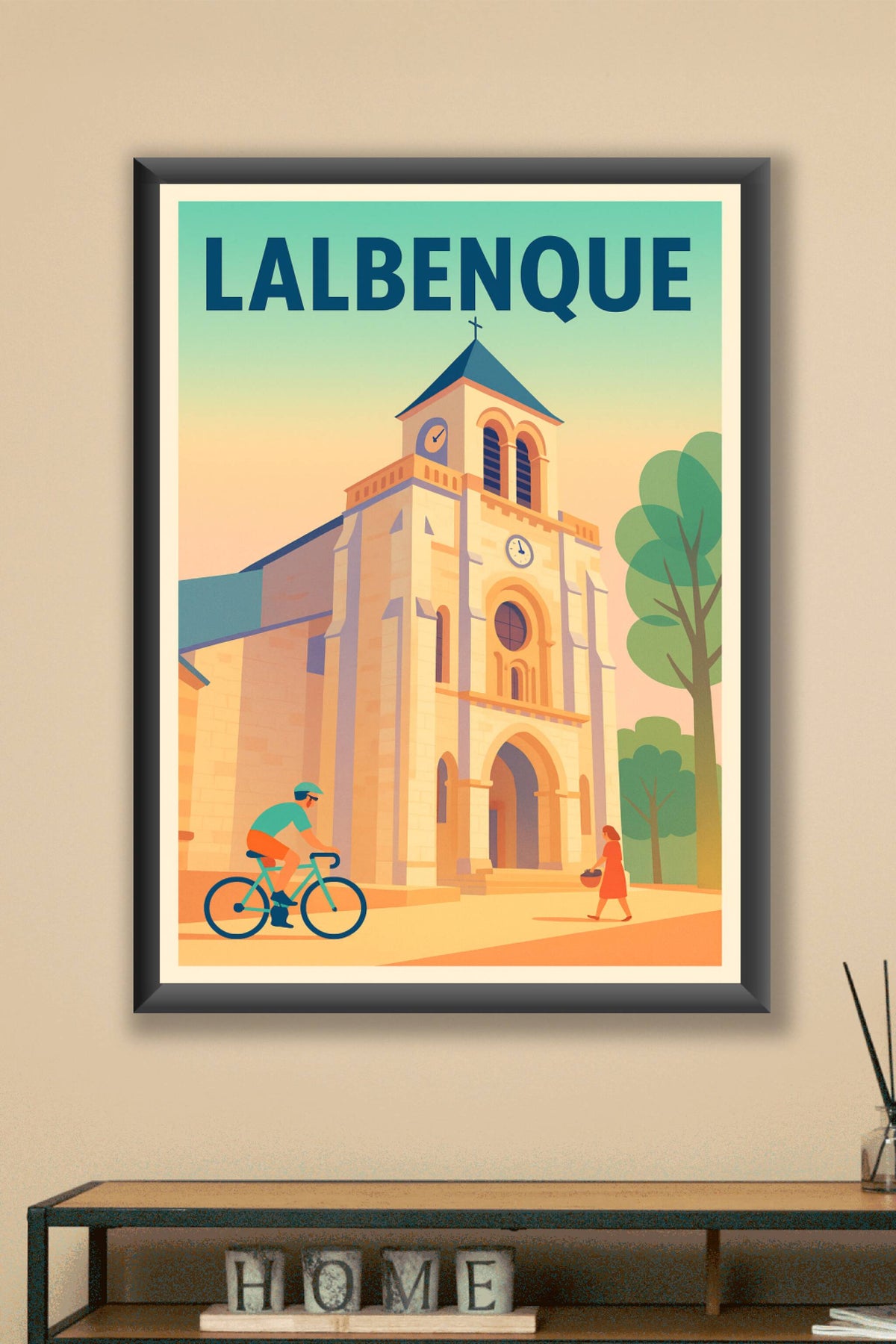 Affiche de Lalbenque - Charme et sérénité au cœur du village