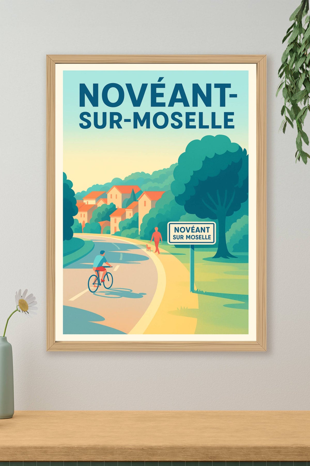 Affiche de Novéant-sur-Moselle - Charme paisible et nature préservée