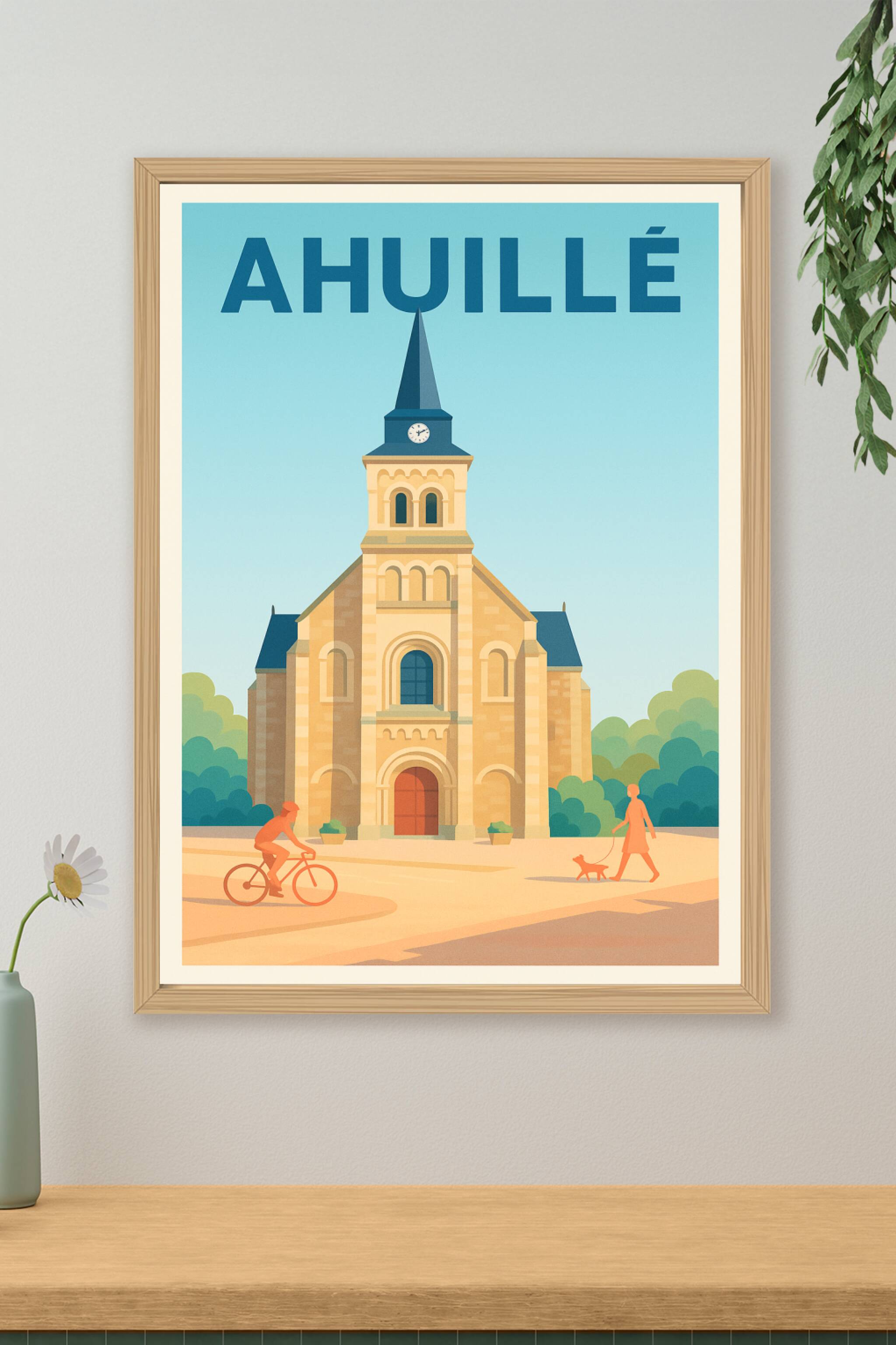 Affiche de Ahuillé - Charme et Sérénité au Cœur du Village