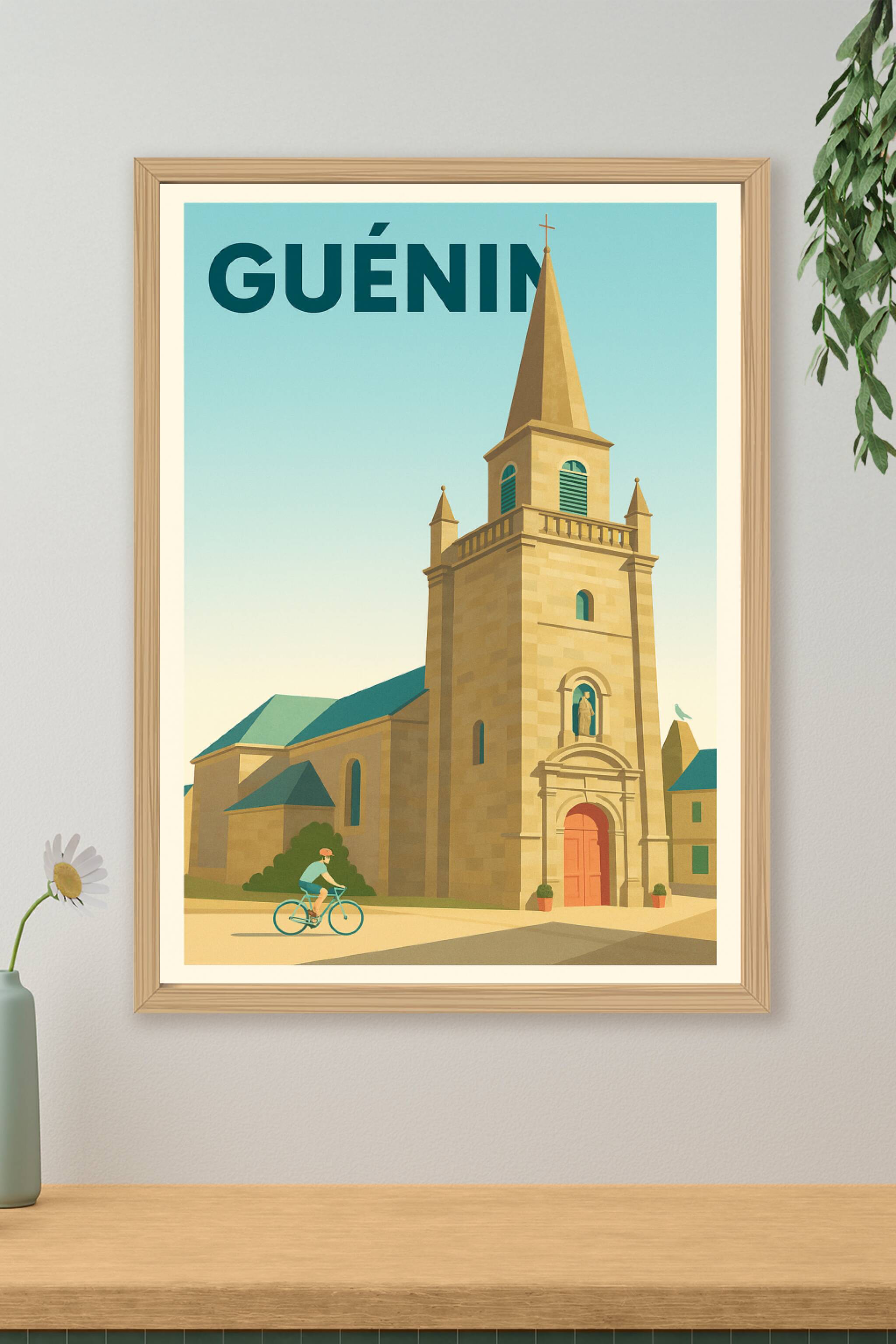 Affiche de Guénin - Charme et sérénité au cœur du village
