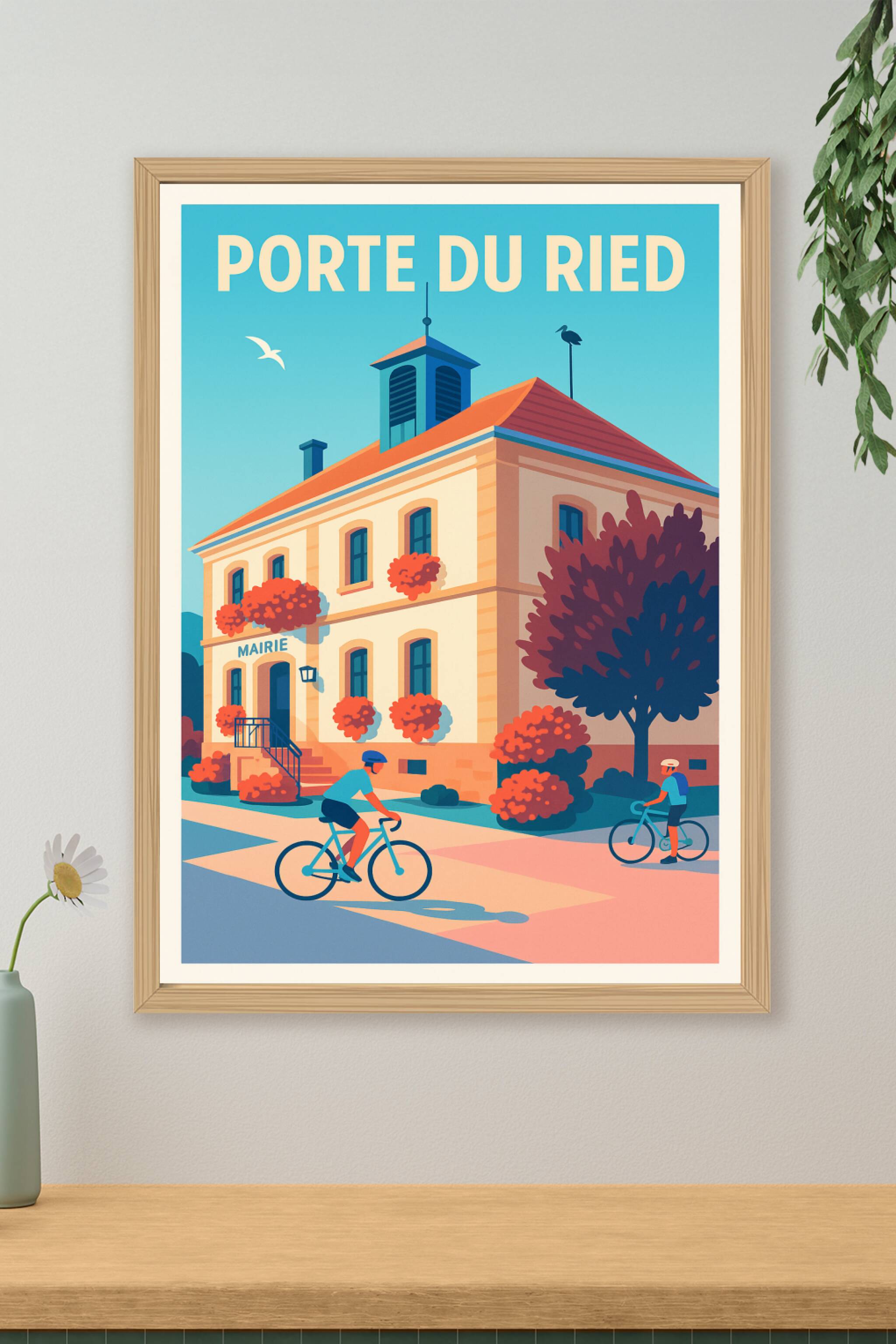 Affiche de Porte du Ried - Charme et douceur de village