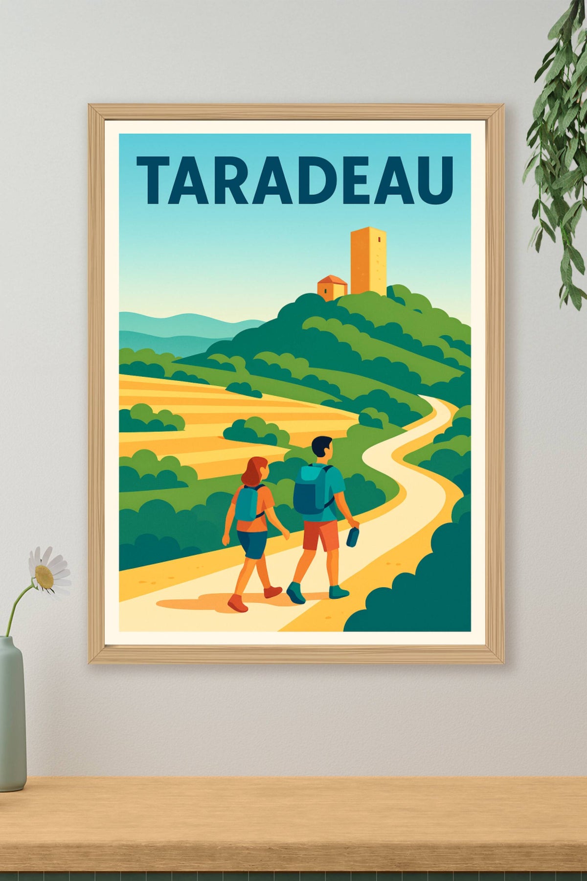 Affiche de Taradeau - Destination nature et randonnée