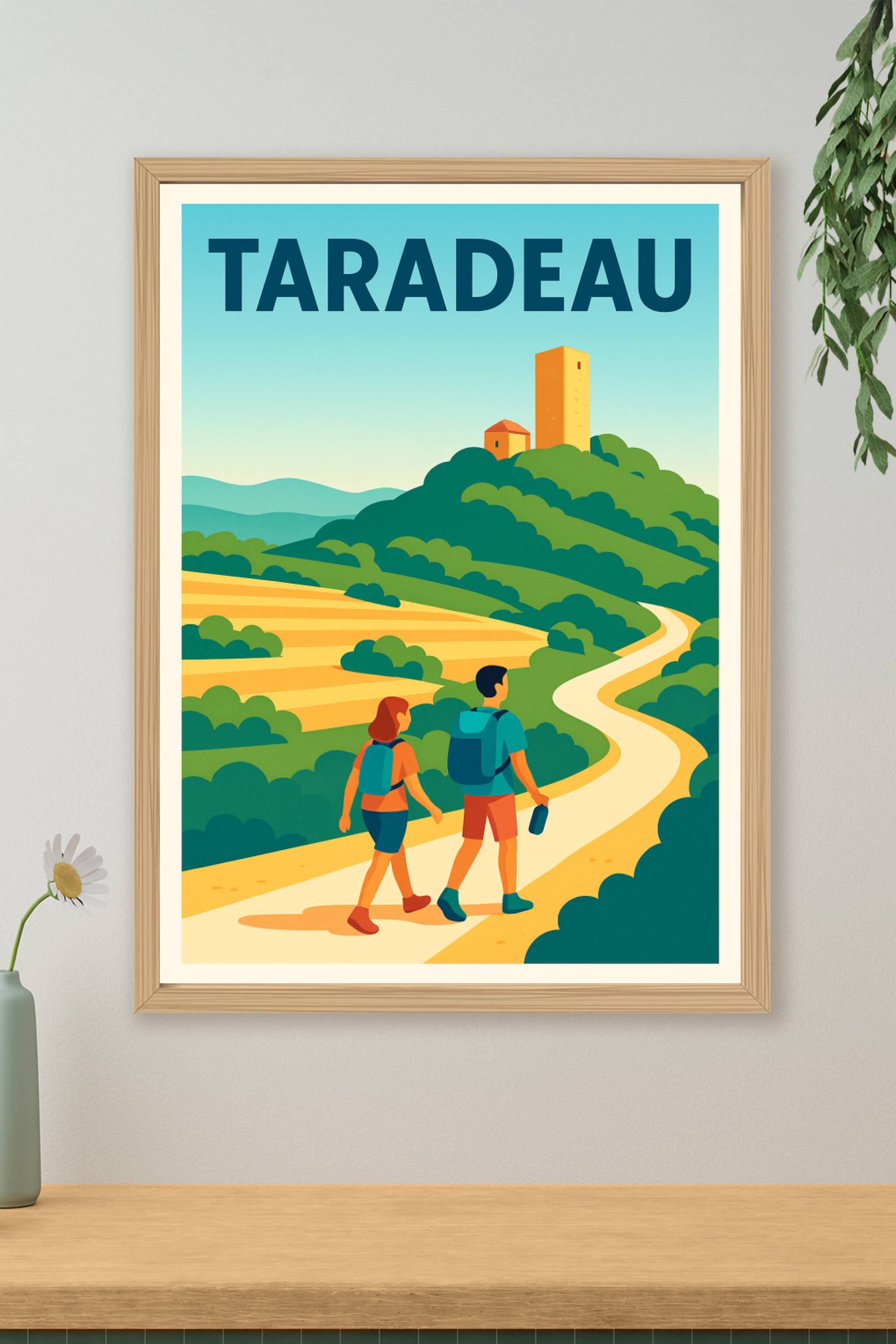 Affiche de Taradeau - Destination nature et randonnée