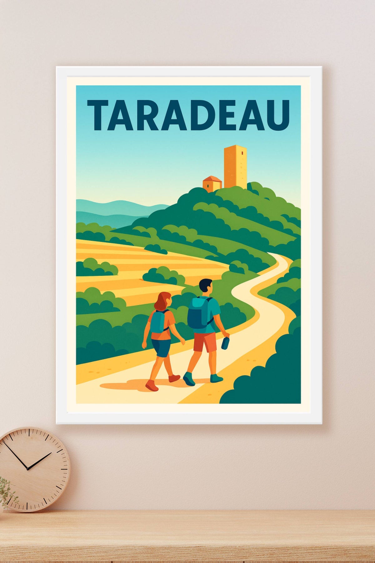Affiche de Taradeau - Destination nature et randonnée