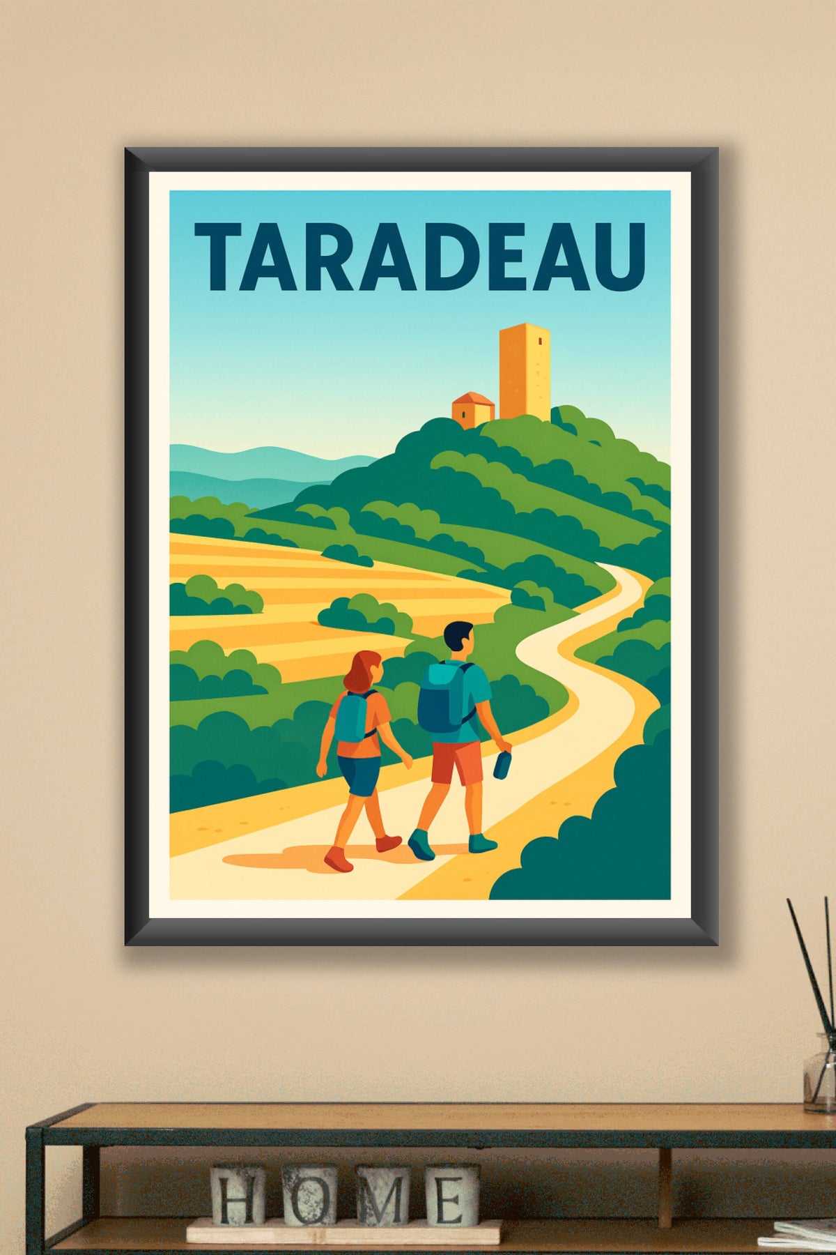 Affiche de Taradeau - Destination nature et randonnée