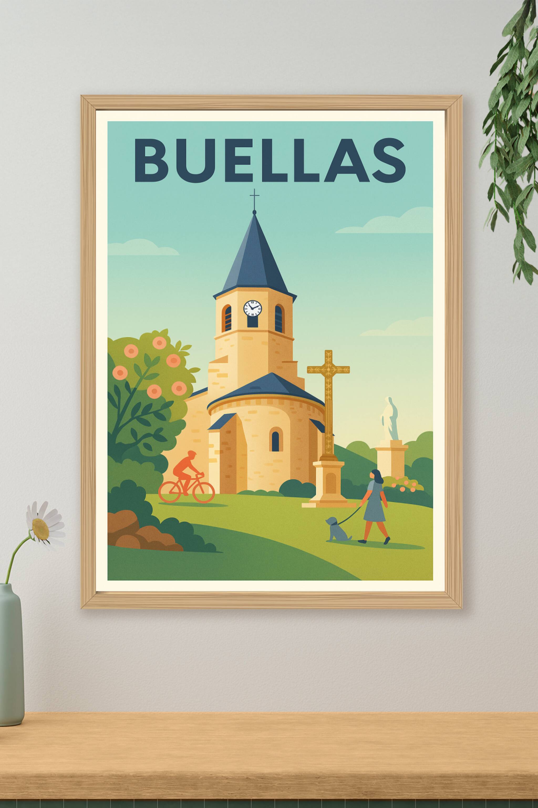Affiche de Buellas - Charme et sérénité au cœur de la nature
