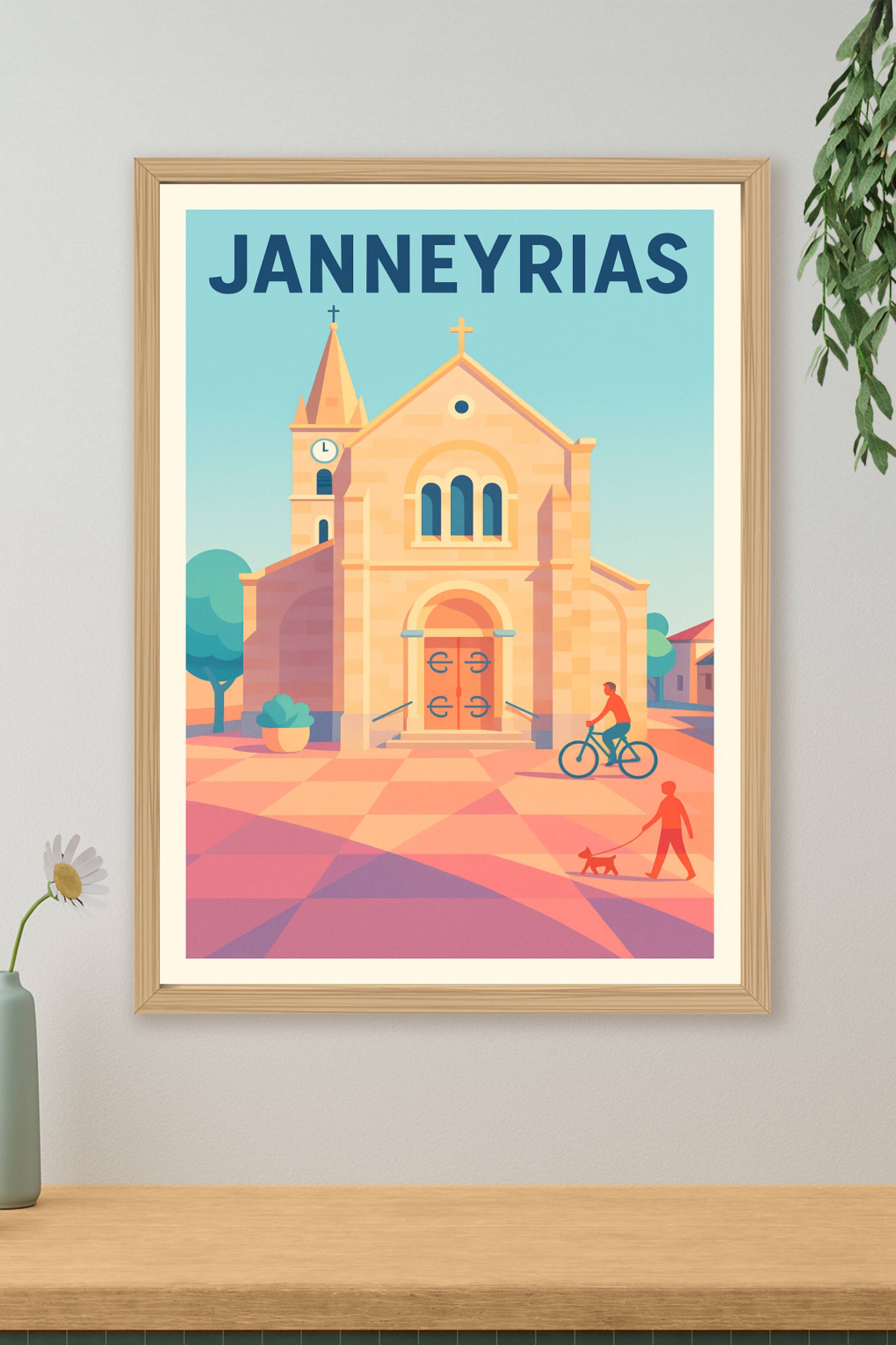 Affiche de Janneyrias - Charme et douceur d’une journée paisible