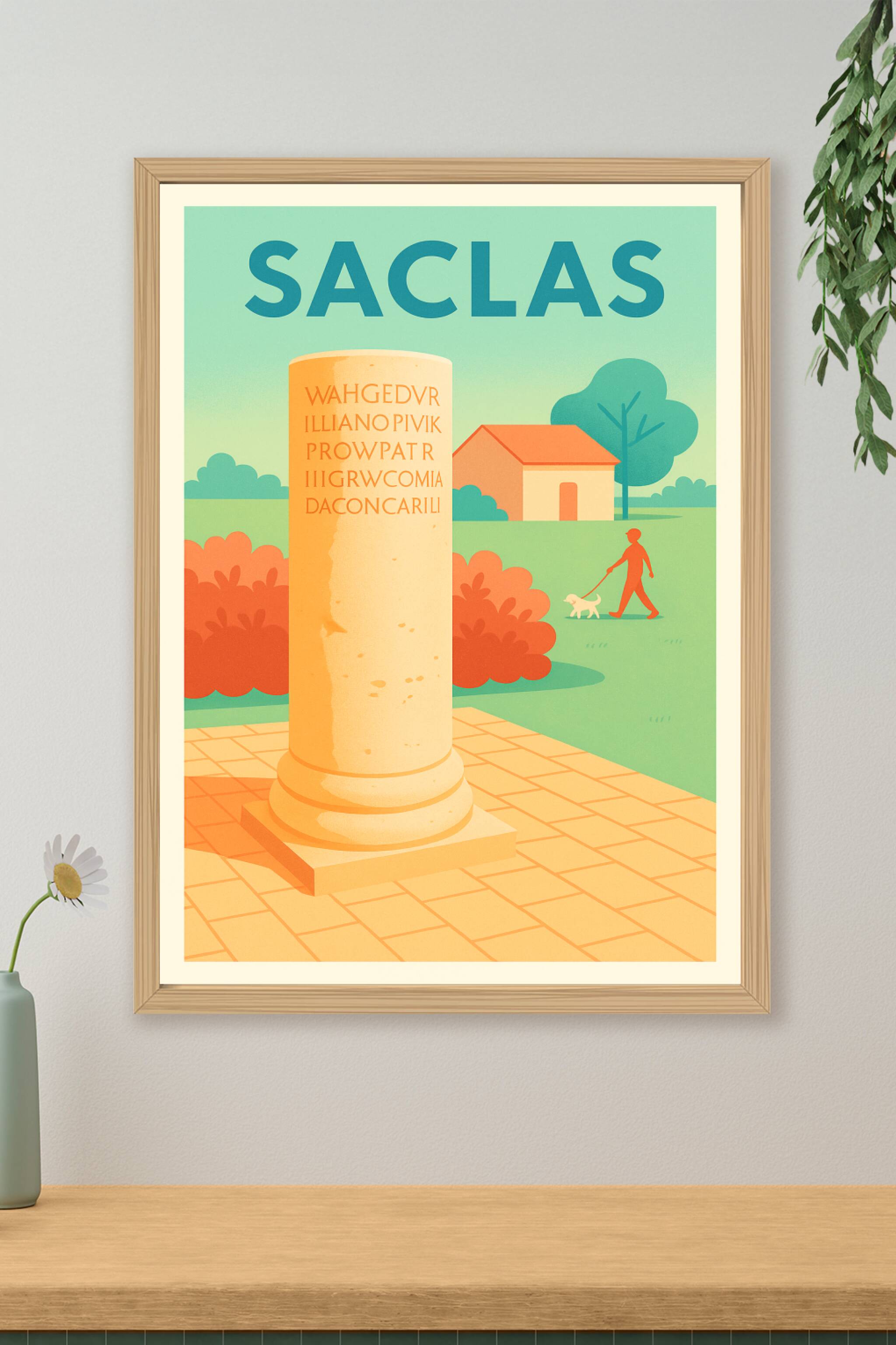 Affiche de Saclas - Charme et patrimoine au cœur de la nature
