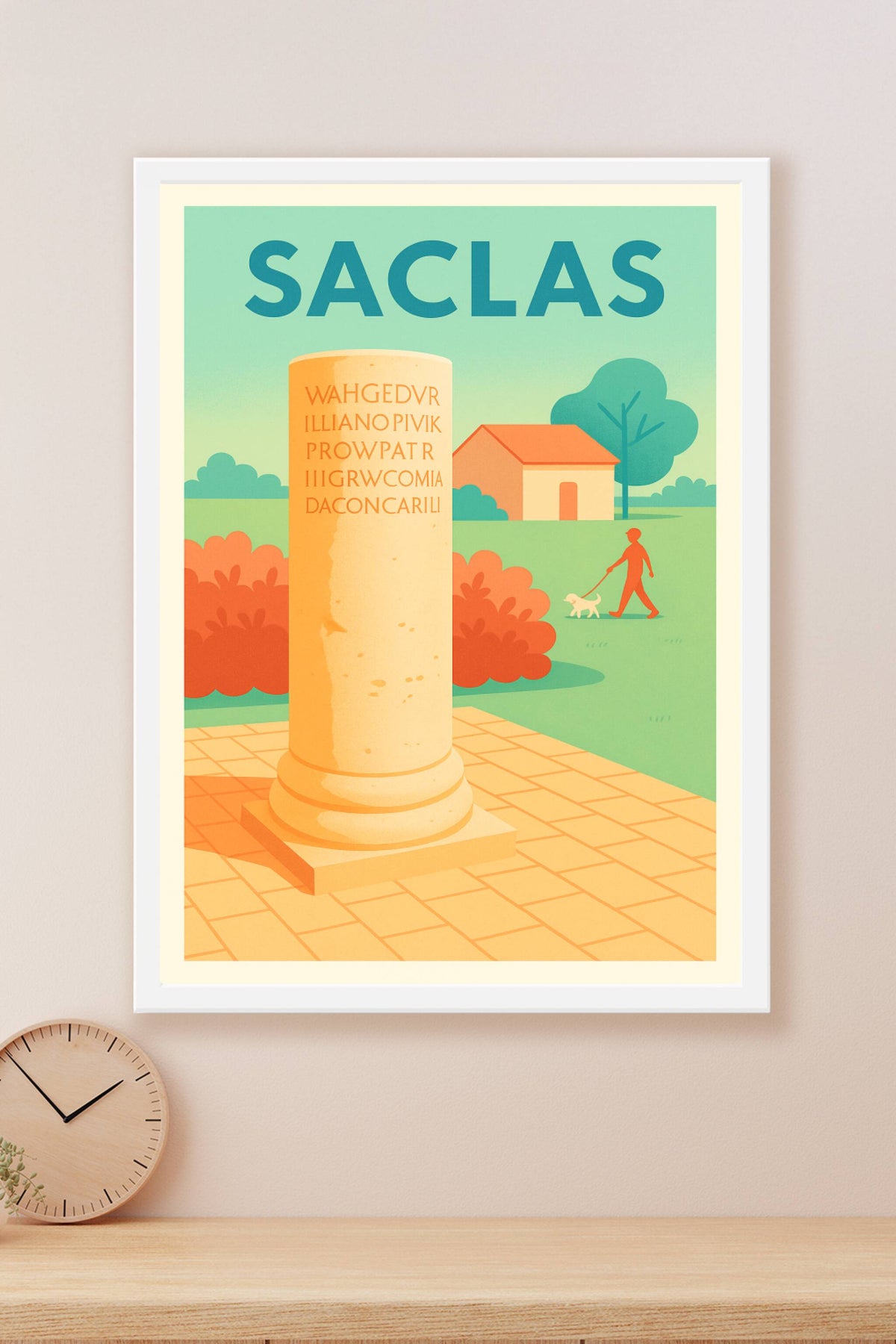 Affiche de Saclas - Charme et patrimoine au cœur de la nature