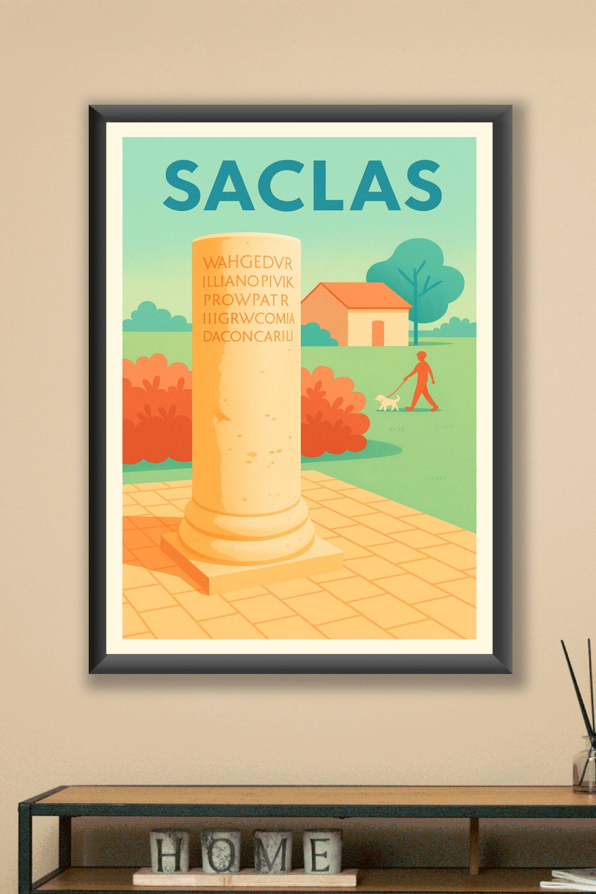 Affiche de Saclas - Charme et patrimoine au cœur de la nature