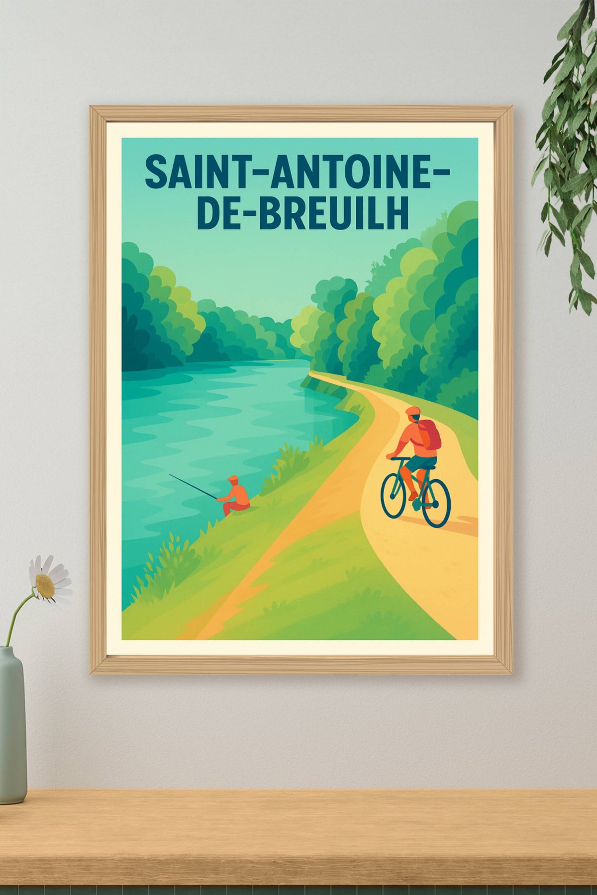 Affiche de Saint-Antoine-de-Breuilh - Un havre de nature et de sérénité