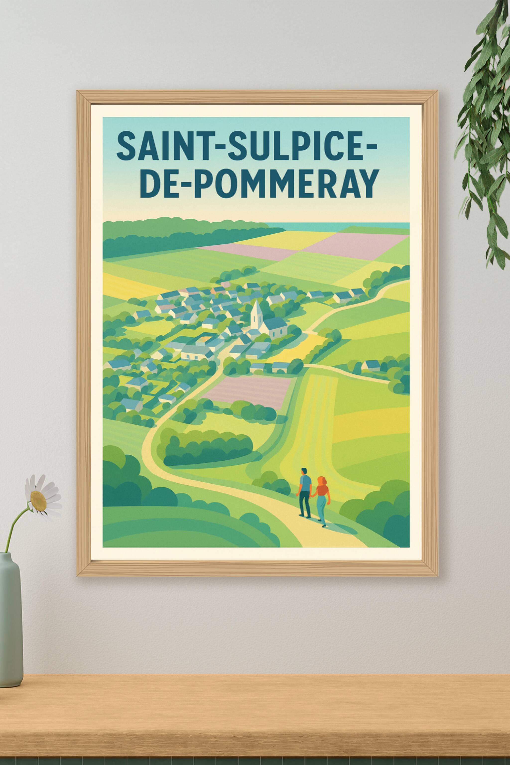 Affiche de Saint-Sulpice-de-Pommeray - Évasion pastorale au cœur de la campagne